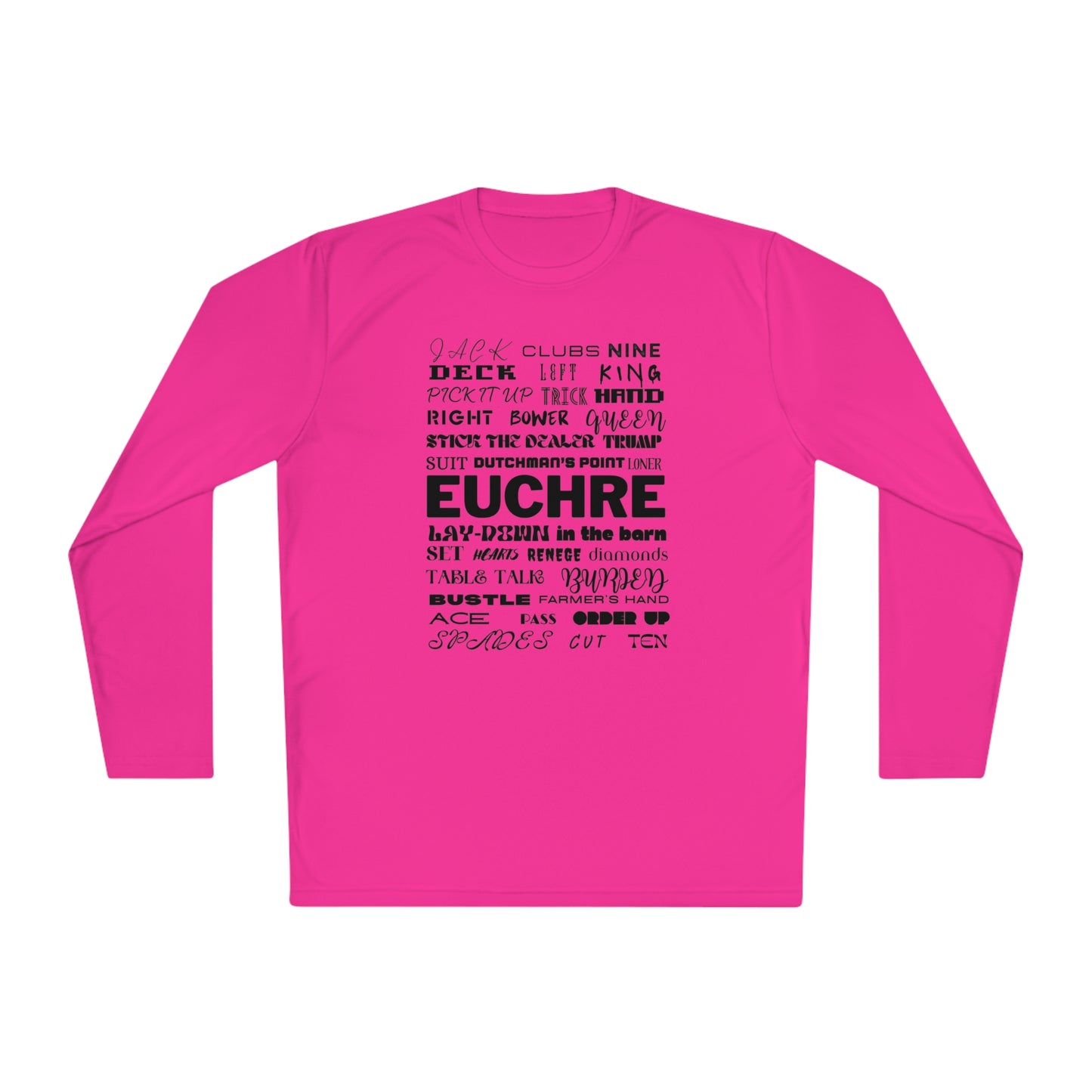Euchre Terms Long Sleeve Shirt