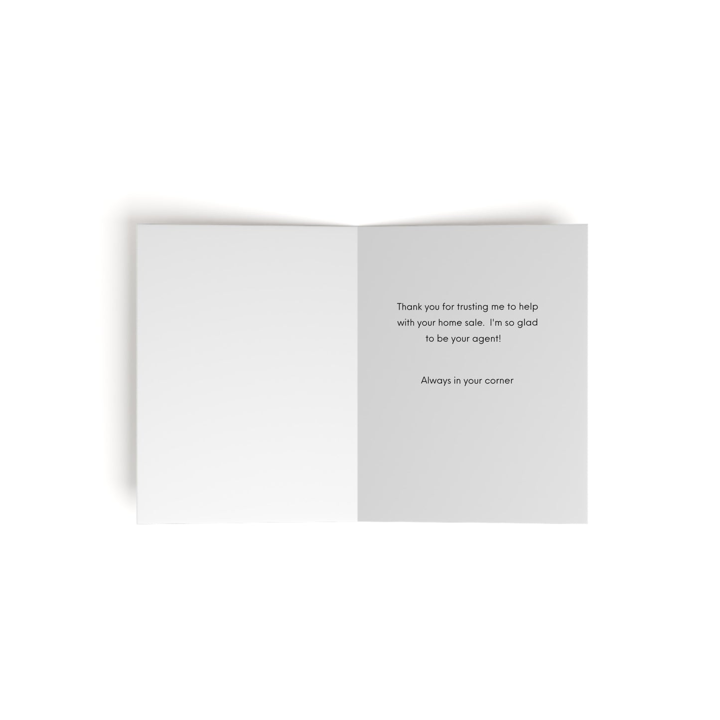 "Your House is SOLD" Green - Cards for Real Estate Agents (8, 16, and 24 pcs)
