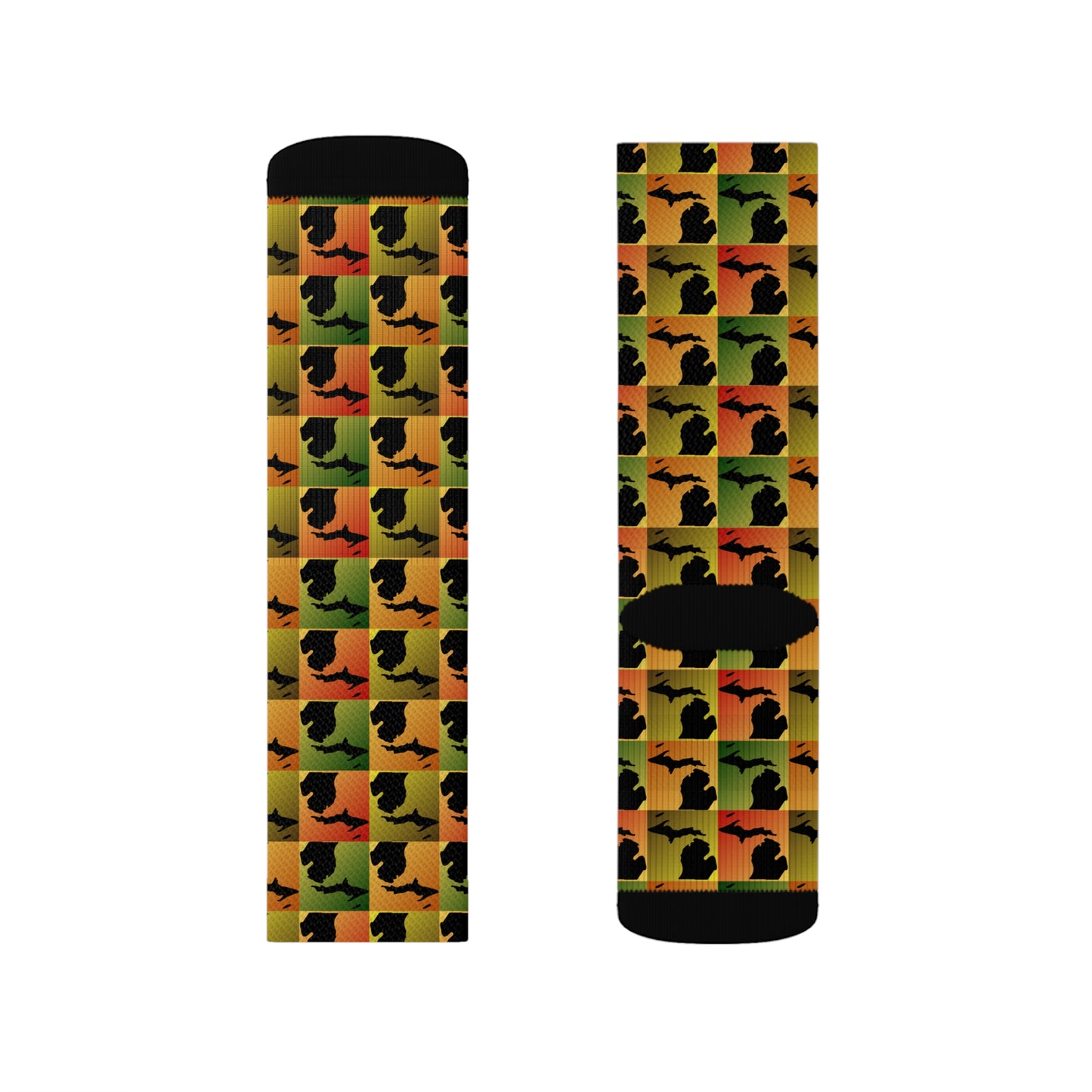 Michigan Fall Color Socks