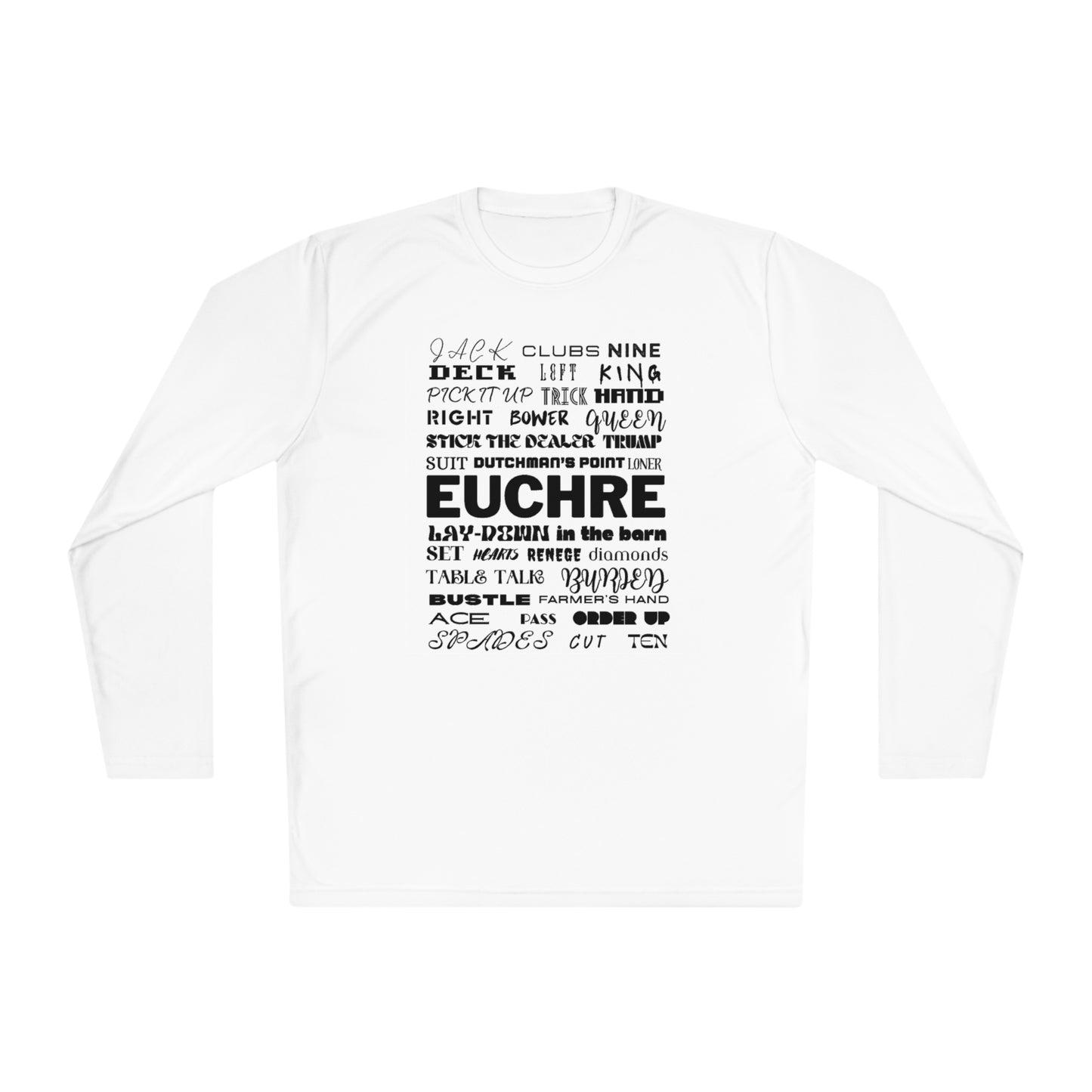 Euchre Terms Long Sleeve Shirt