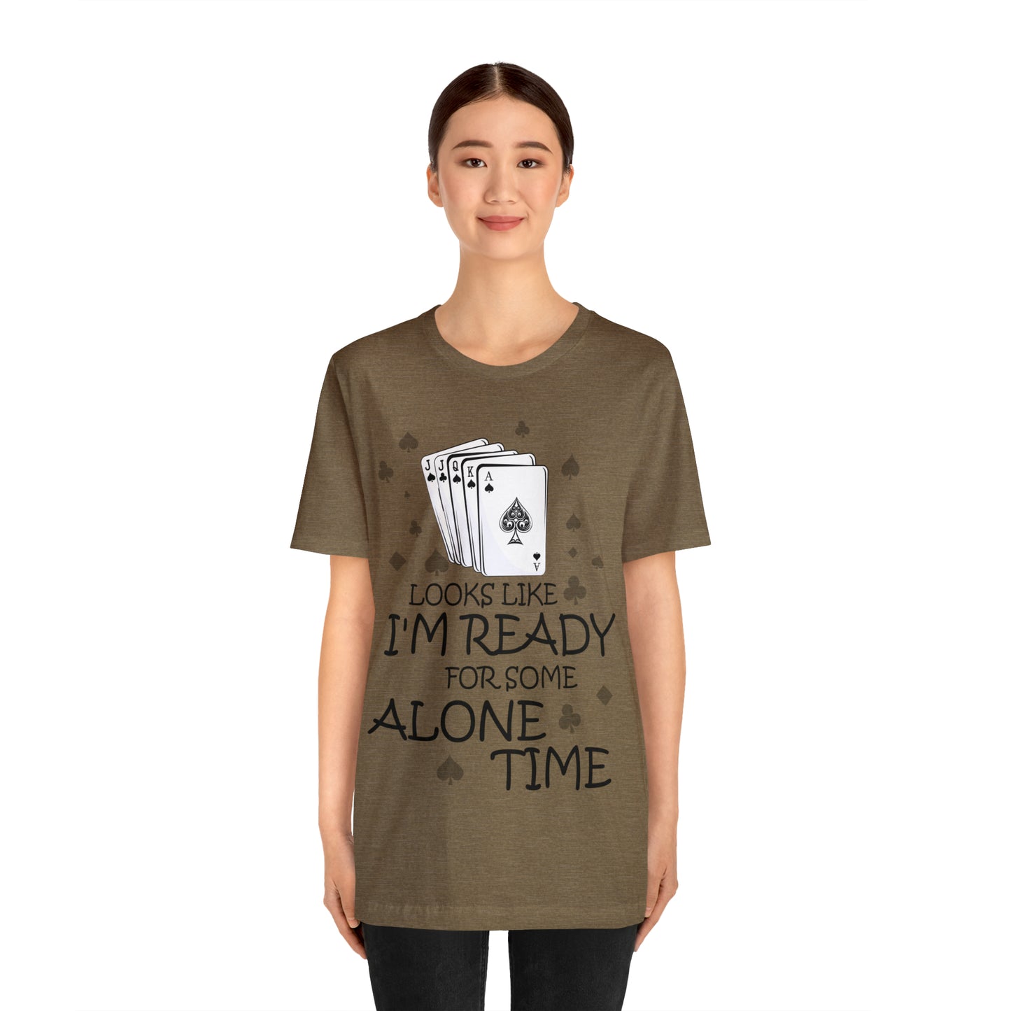 "Alone Time" Euchre Short Sleeve Tee