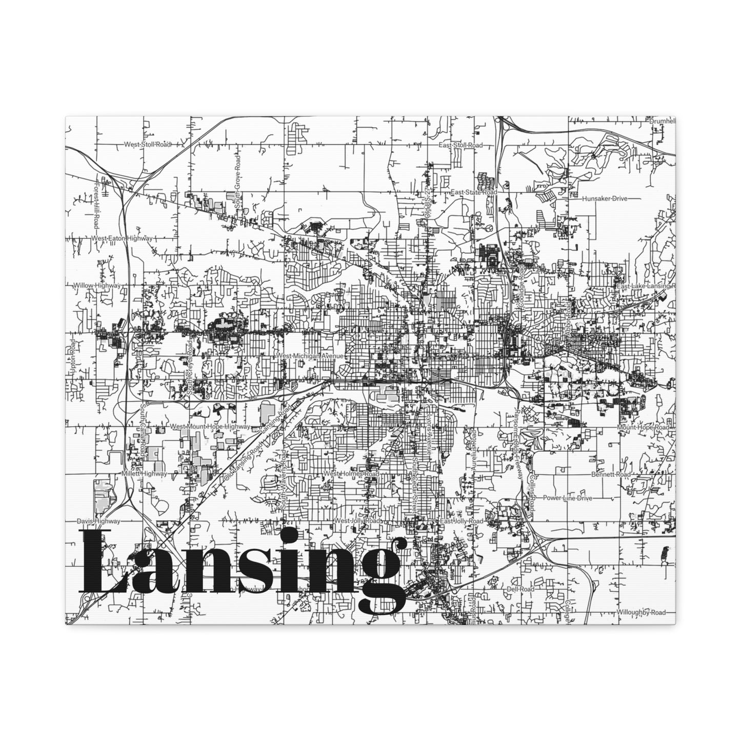 Lansing (City) Canvas