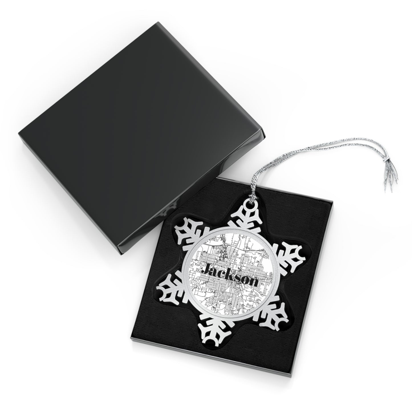 Jackson (City) Pewter Snowflake Ornament