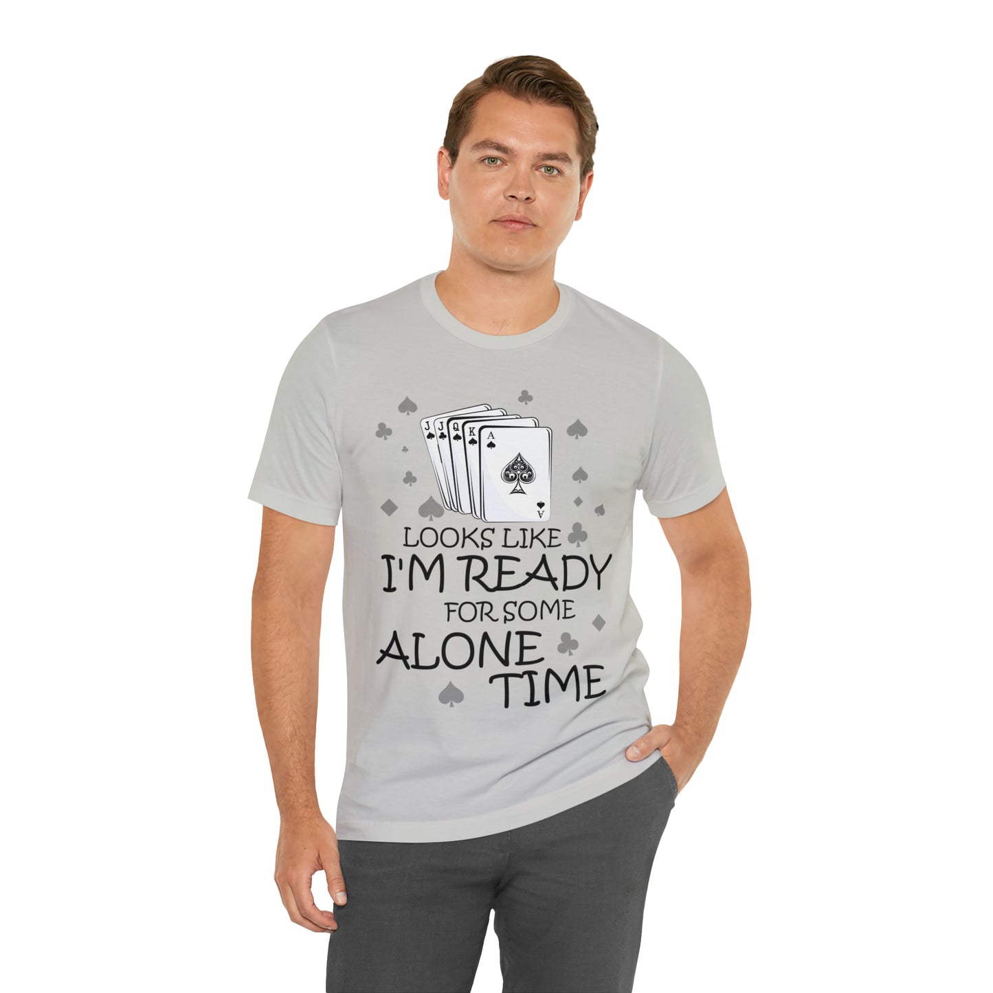 "Alone Time" Euchre Short Sleeve Tee