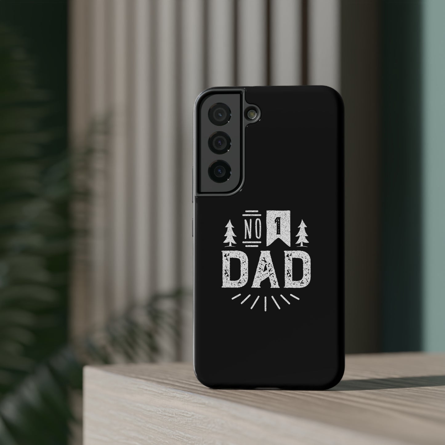 No. 1 Dad Phone Case - Black