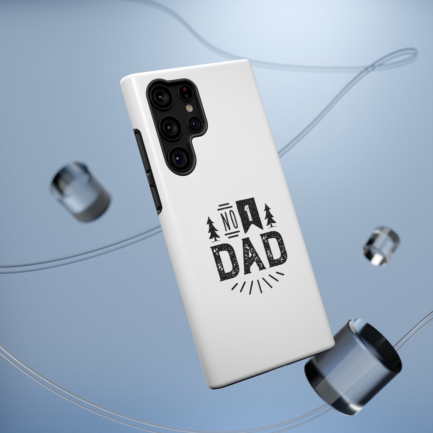 No. 1 Dad Phone Case - White