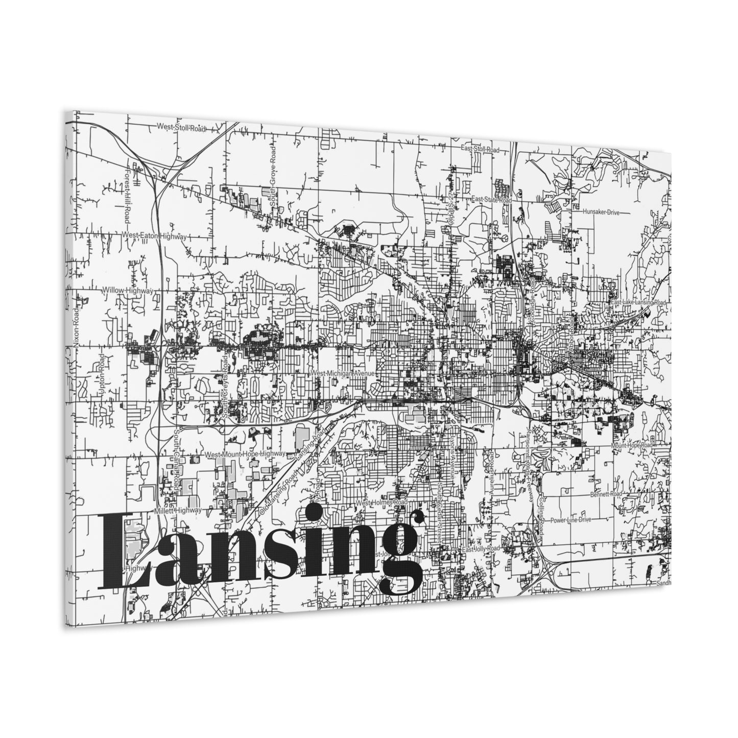 Lansing (City) Canvas