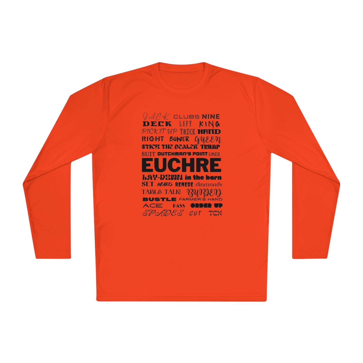 Euchre Terms Long Sleeve Shirt