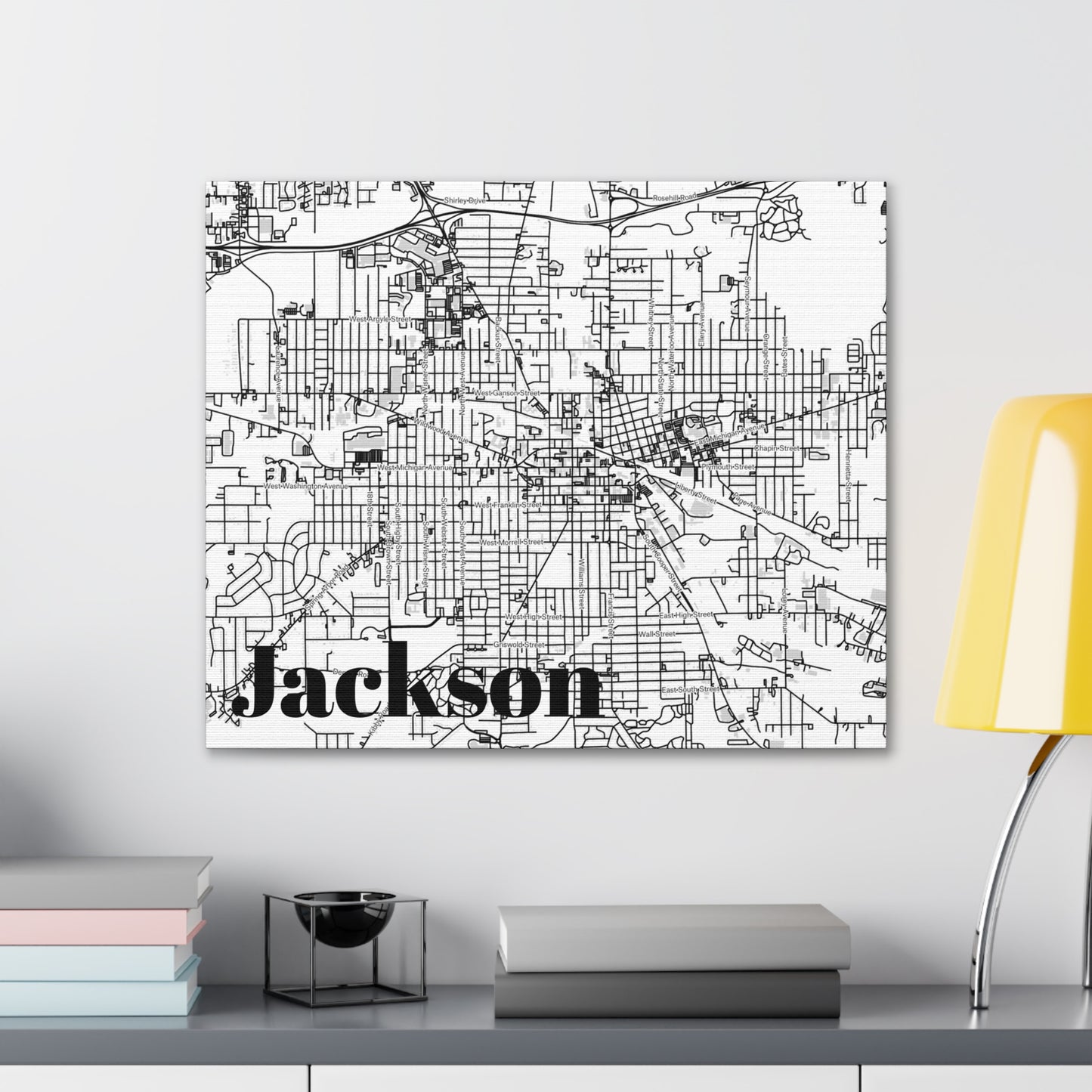 Jackson (City) Canvas