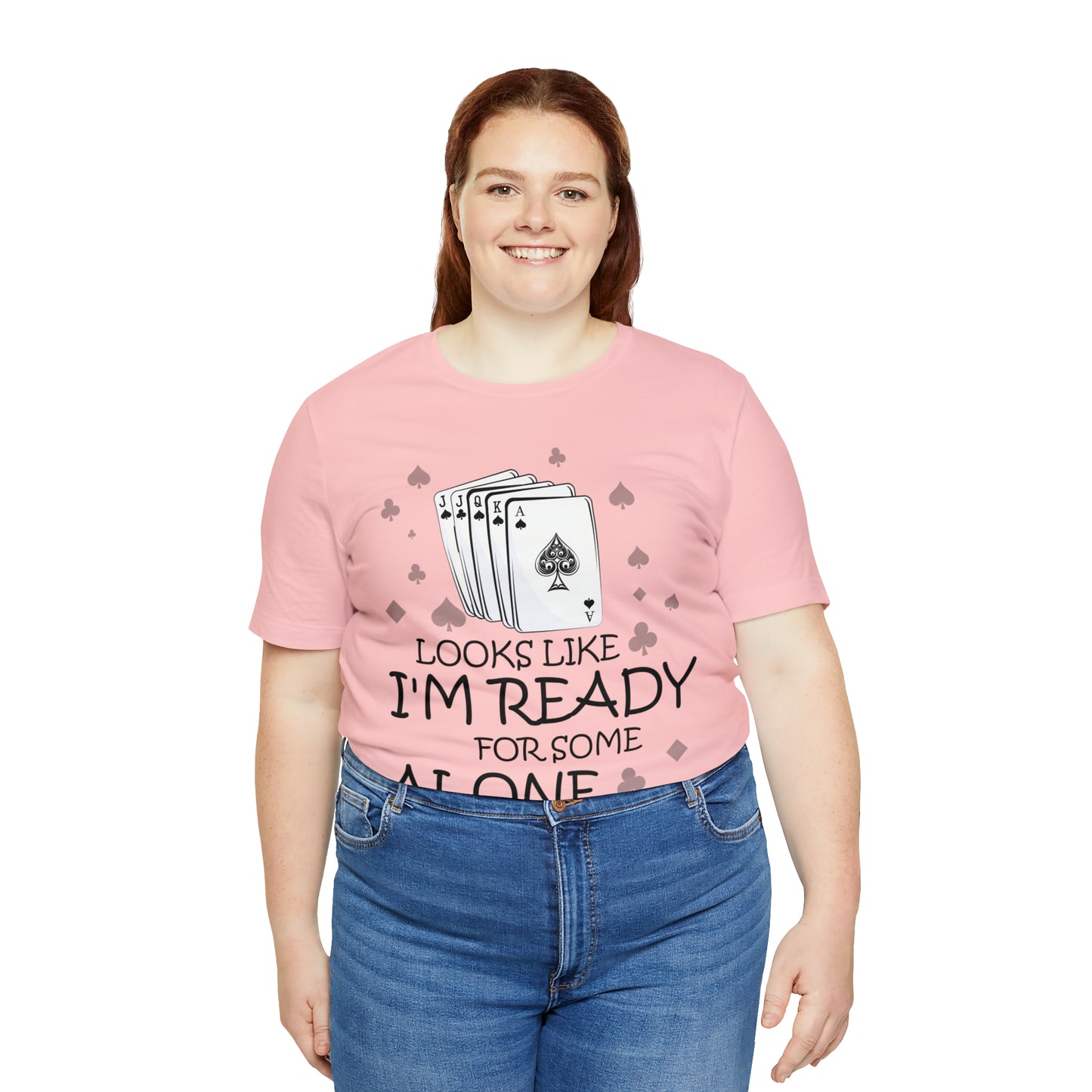 "Alone Time" Euchre Short Sleeve Tee