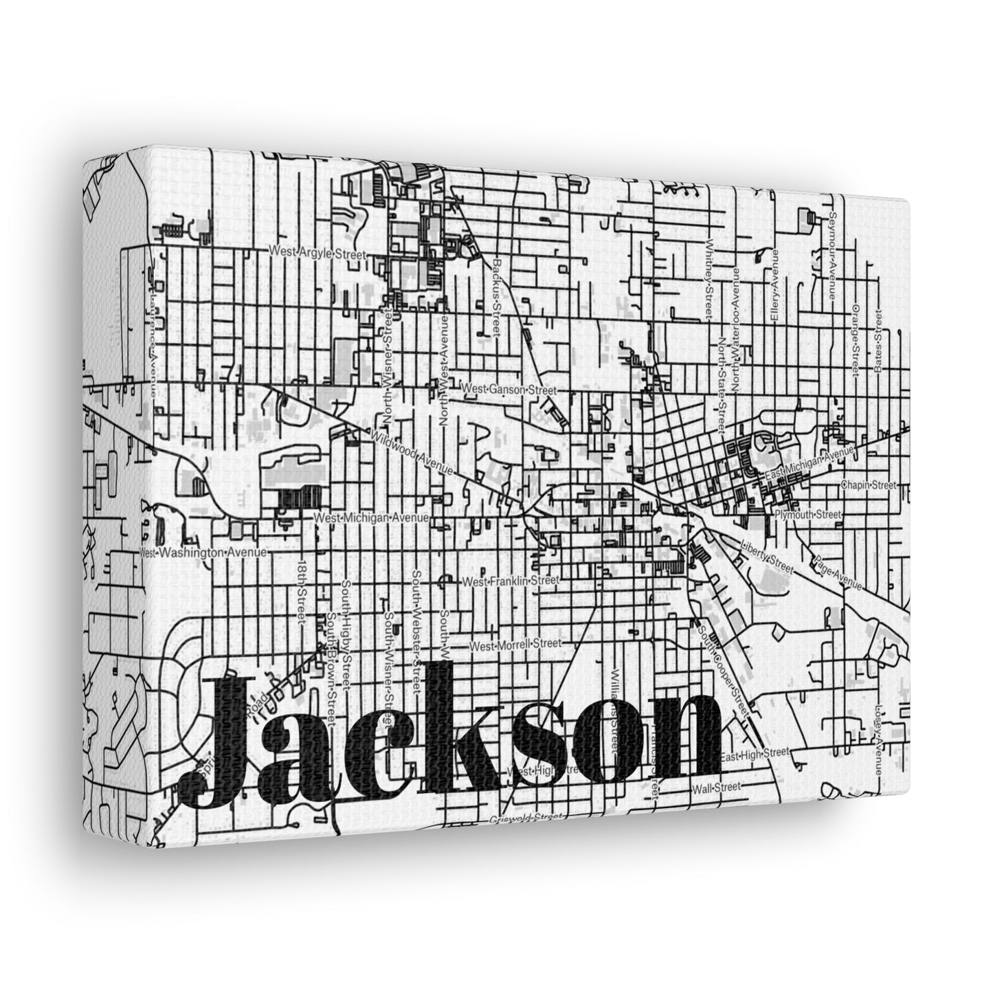 Jackson (City) Canvas