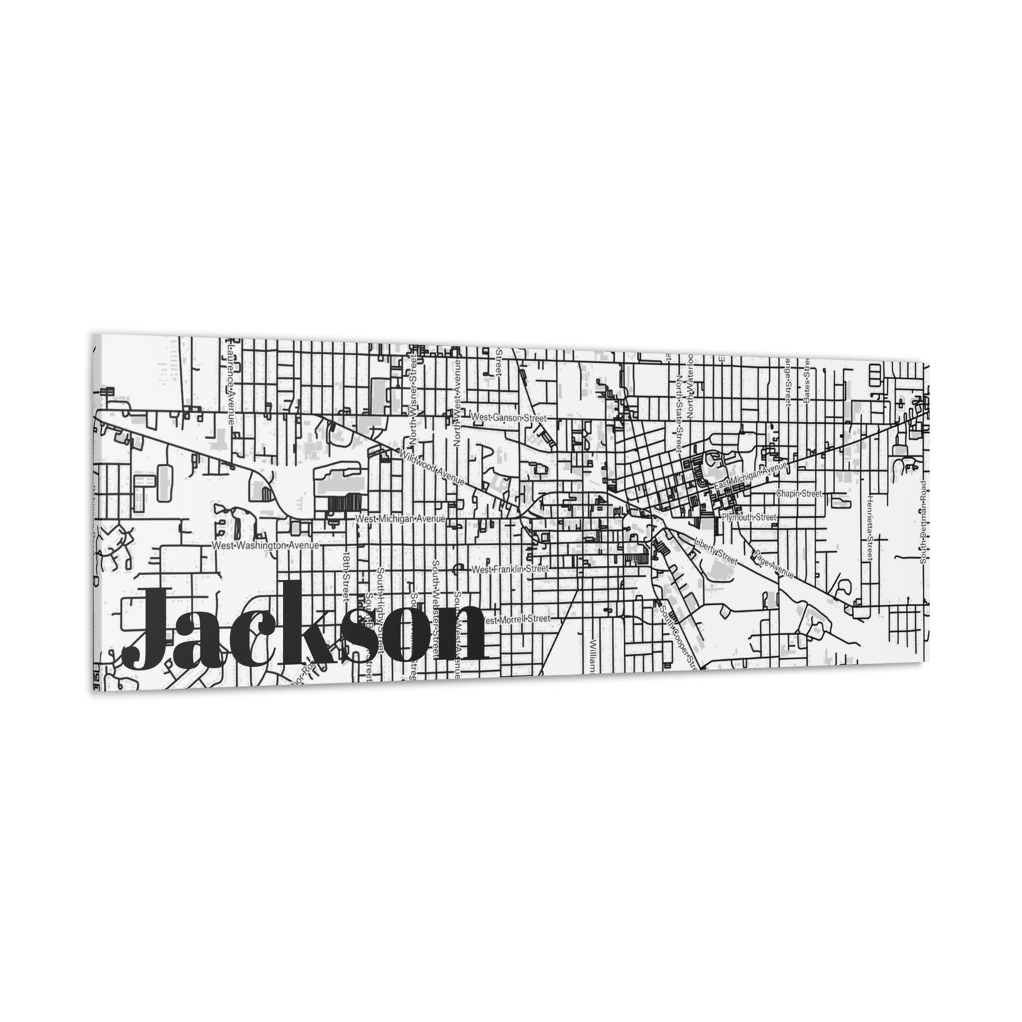 Jackson (City) Canvas