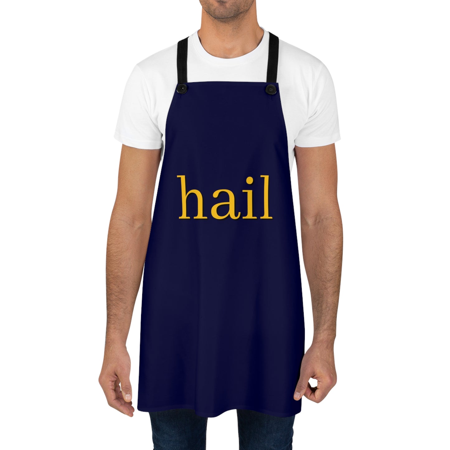 "hail" Apron