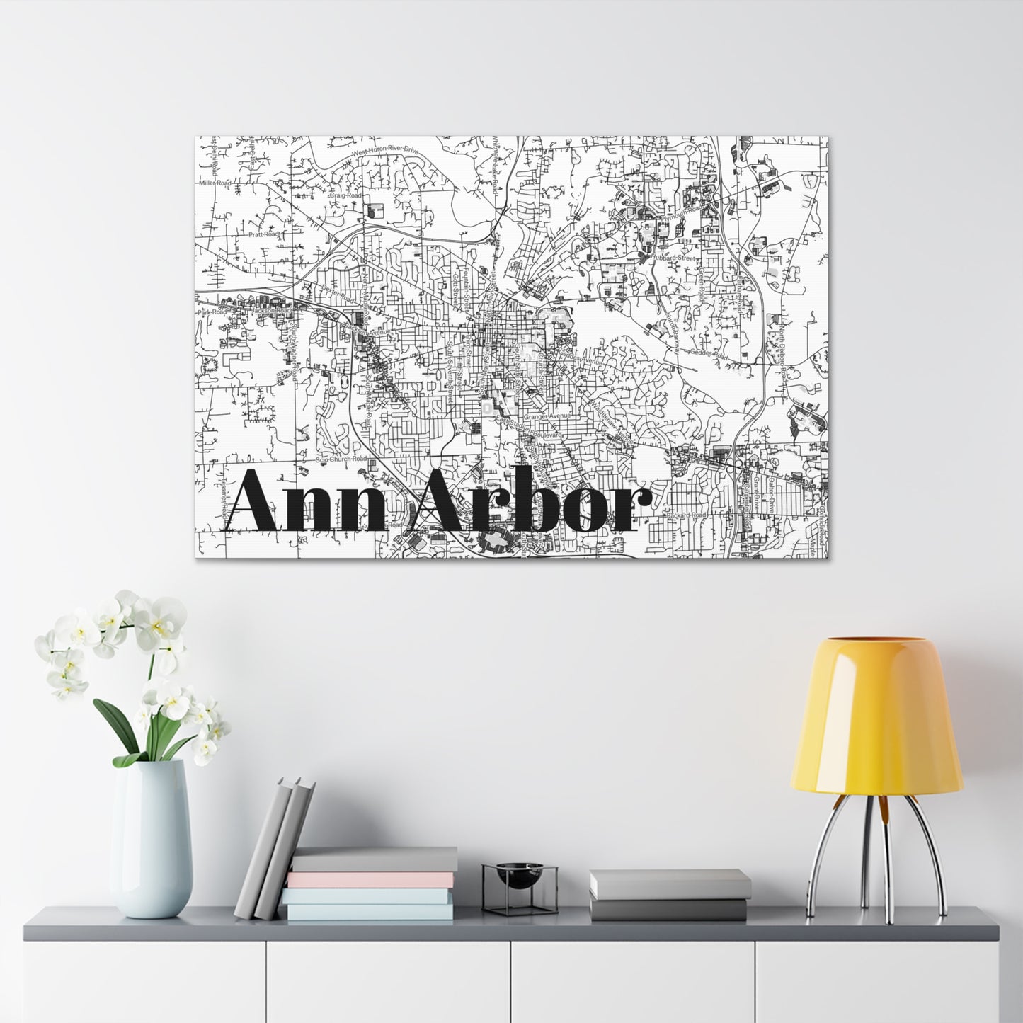 Ann Arbor (City) Canvas
