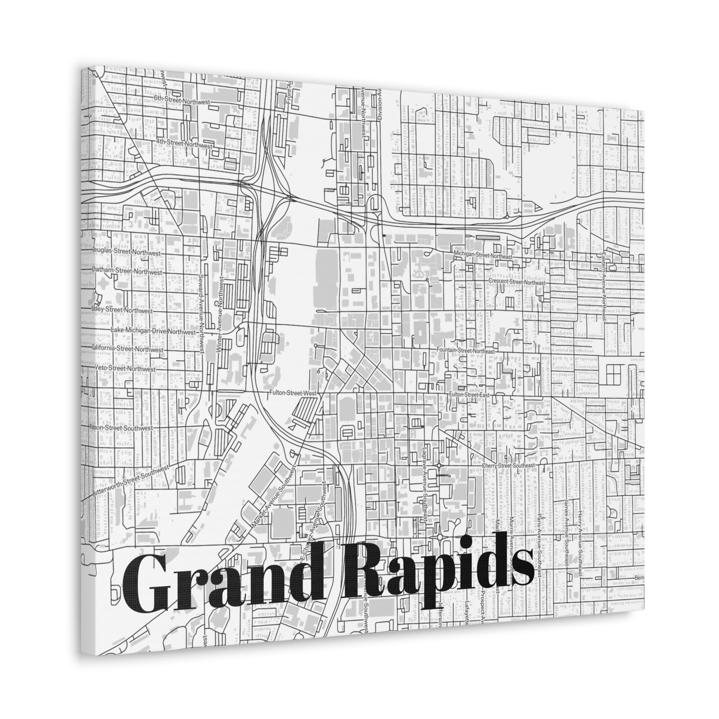 Grand Rapids (Downtown) Canvas