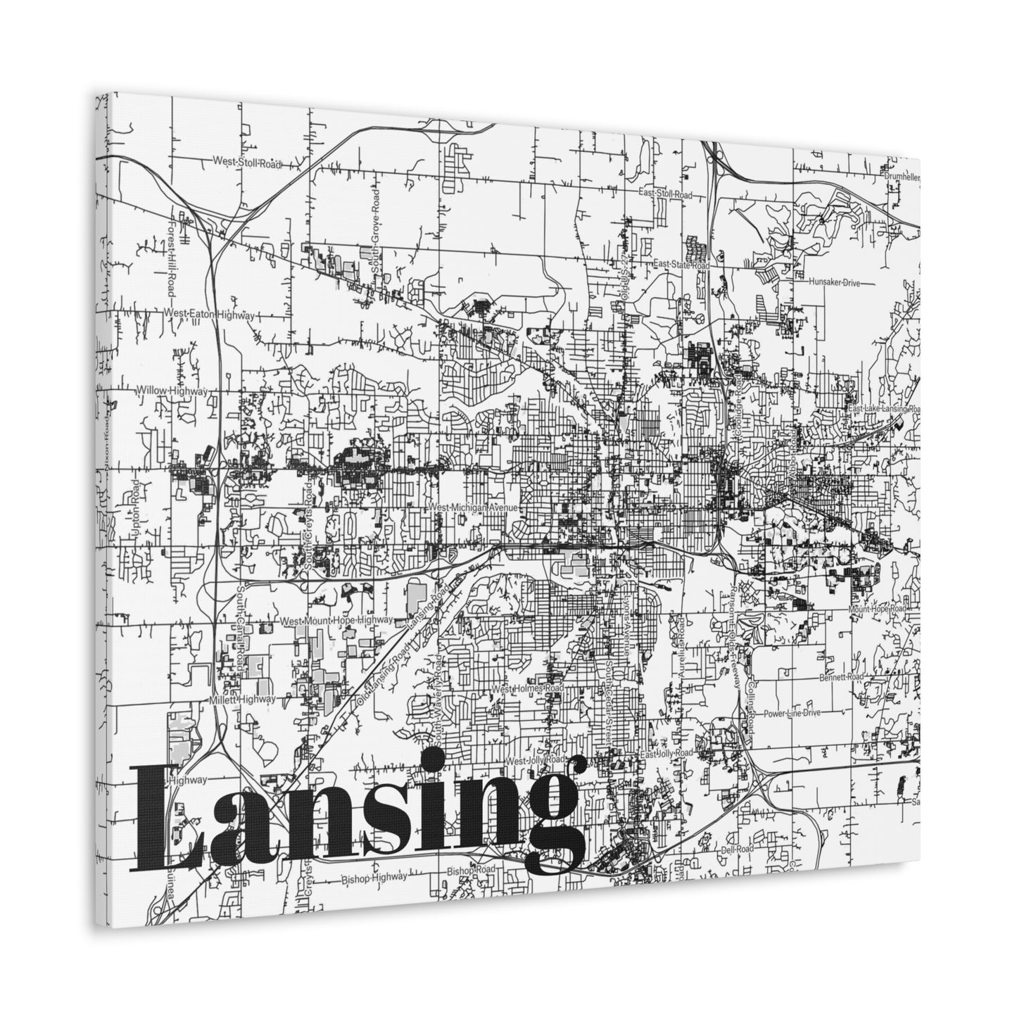 Lansing (City) Canvas