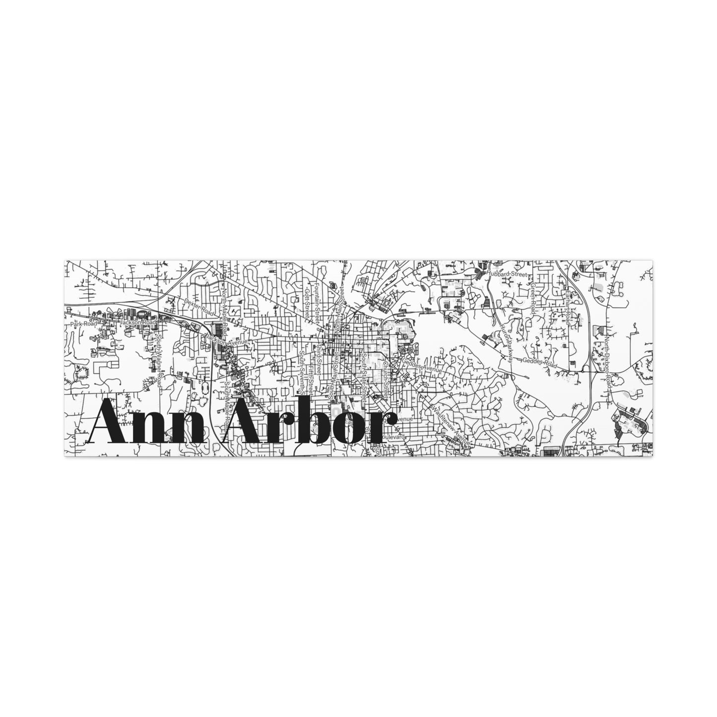 Ann Arbor (City) Canvas