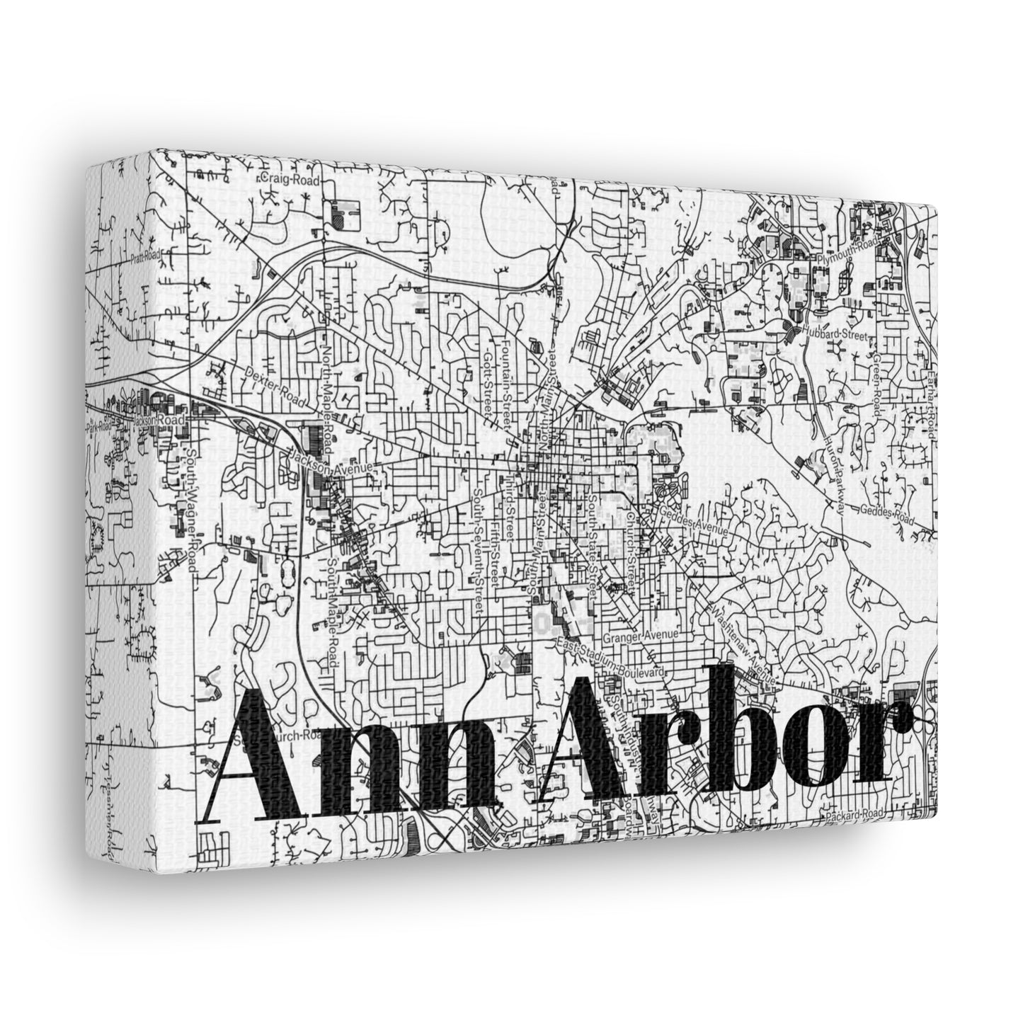 Ann Arbor (City) Canvas