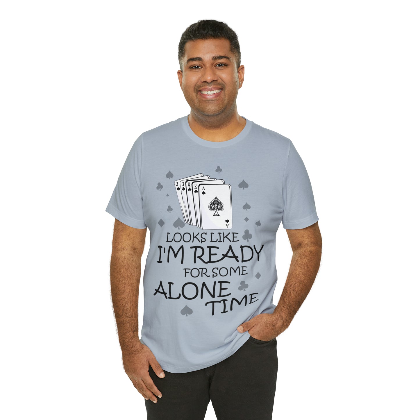 "Alone Time" Euchre Short Sleeve Tee