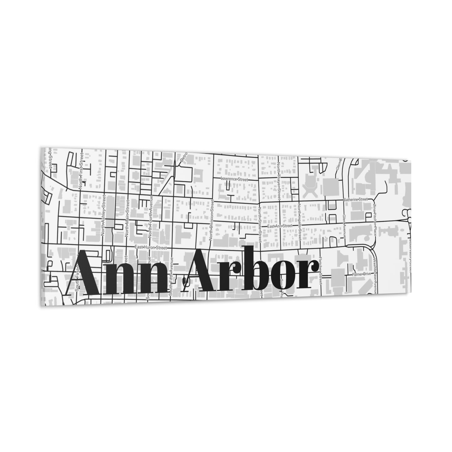 Ann Arbor (Downtown) Canvas