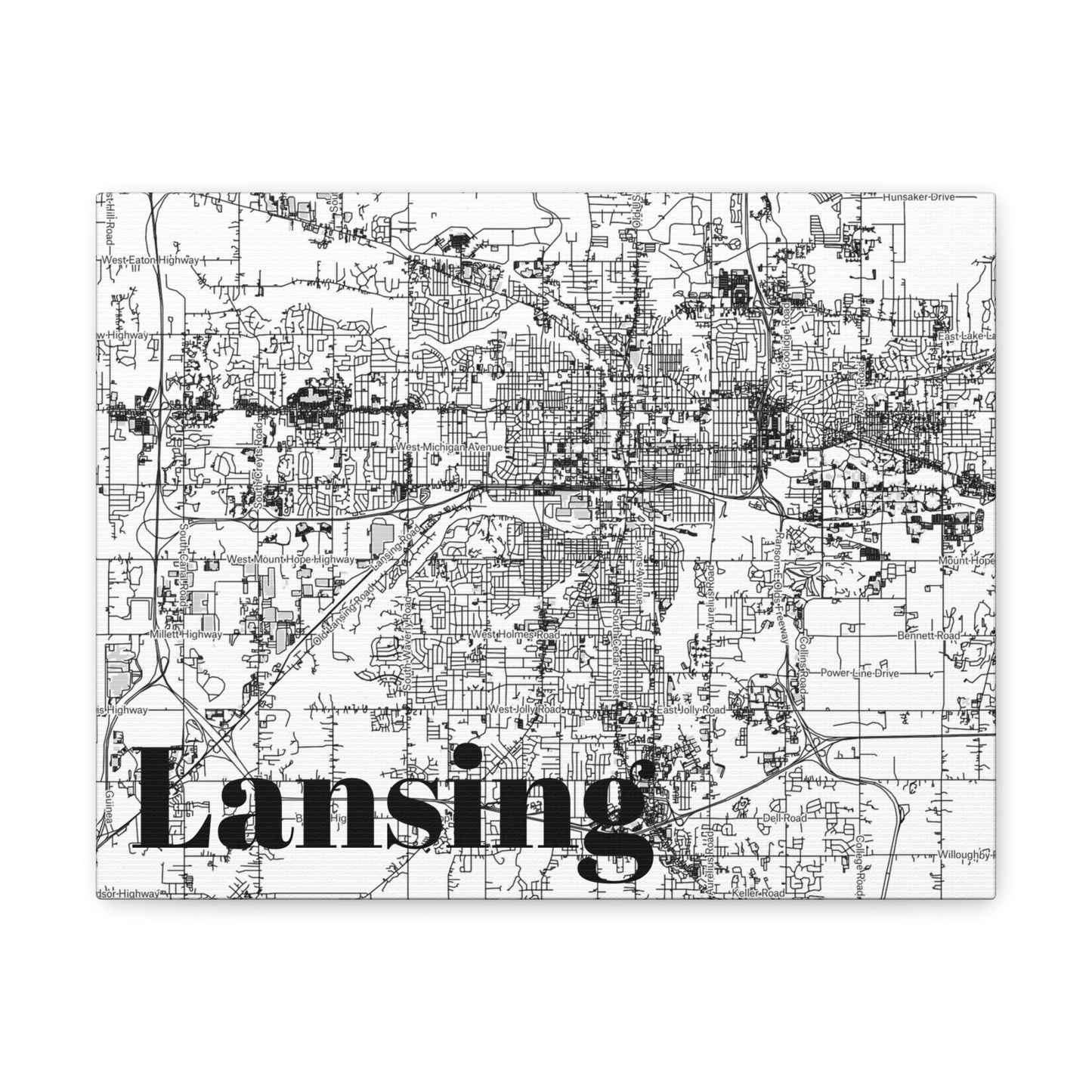 Lansing (City) Canvas