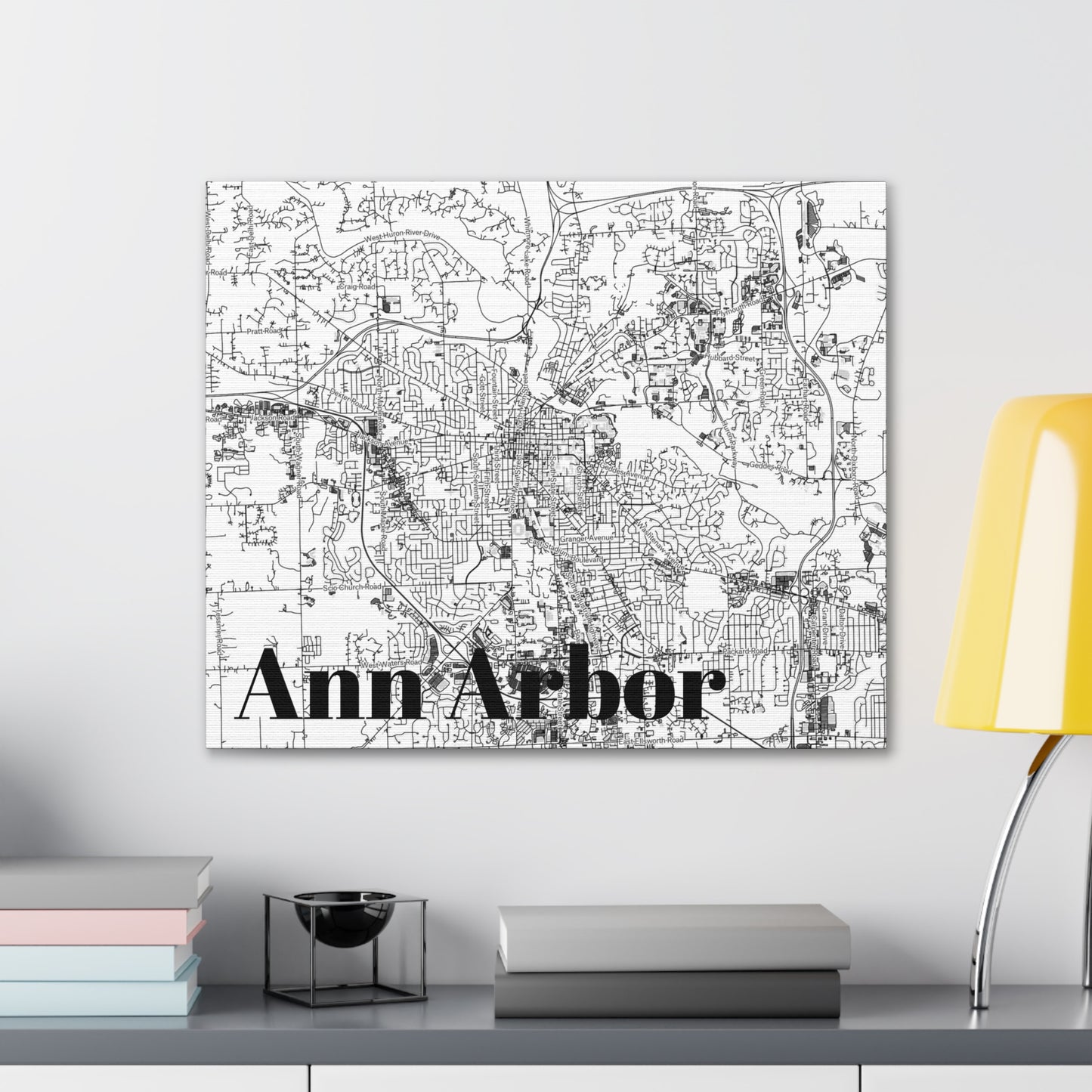 Ann Arbor (City) Canvas