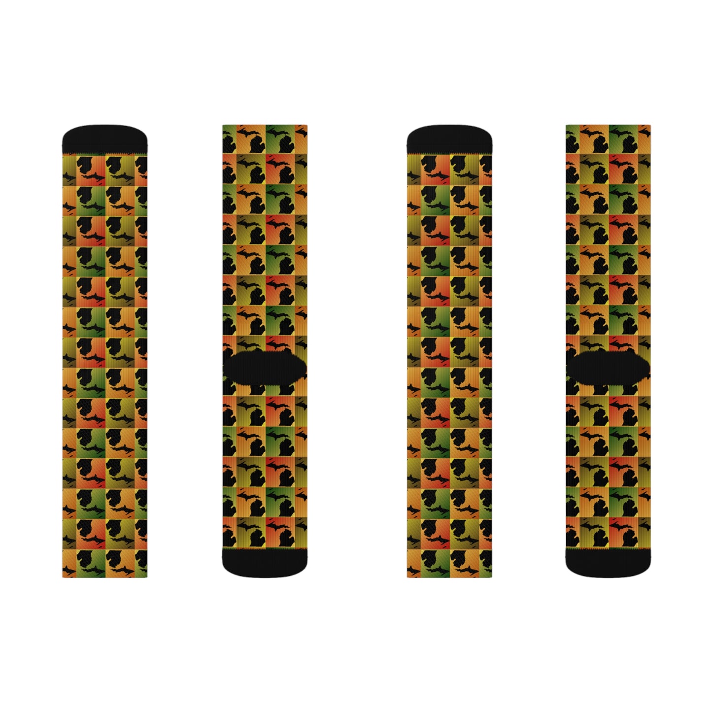 Michigan Fall Color Socks