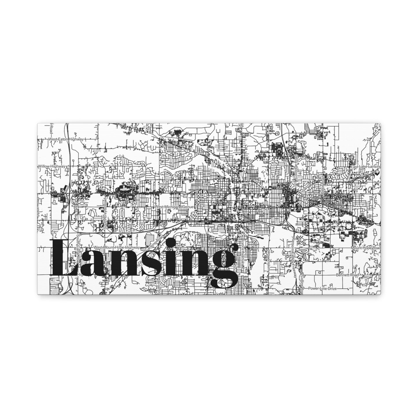Lansing (City) Canvas