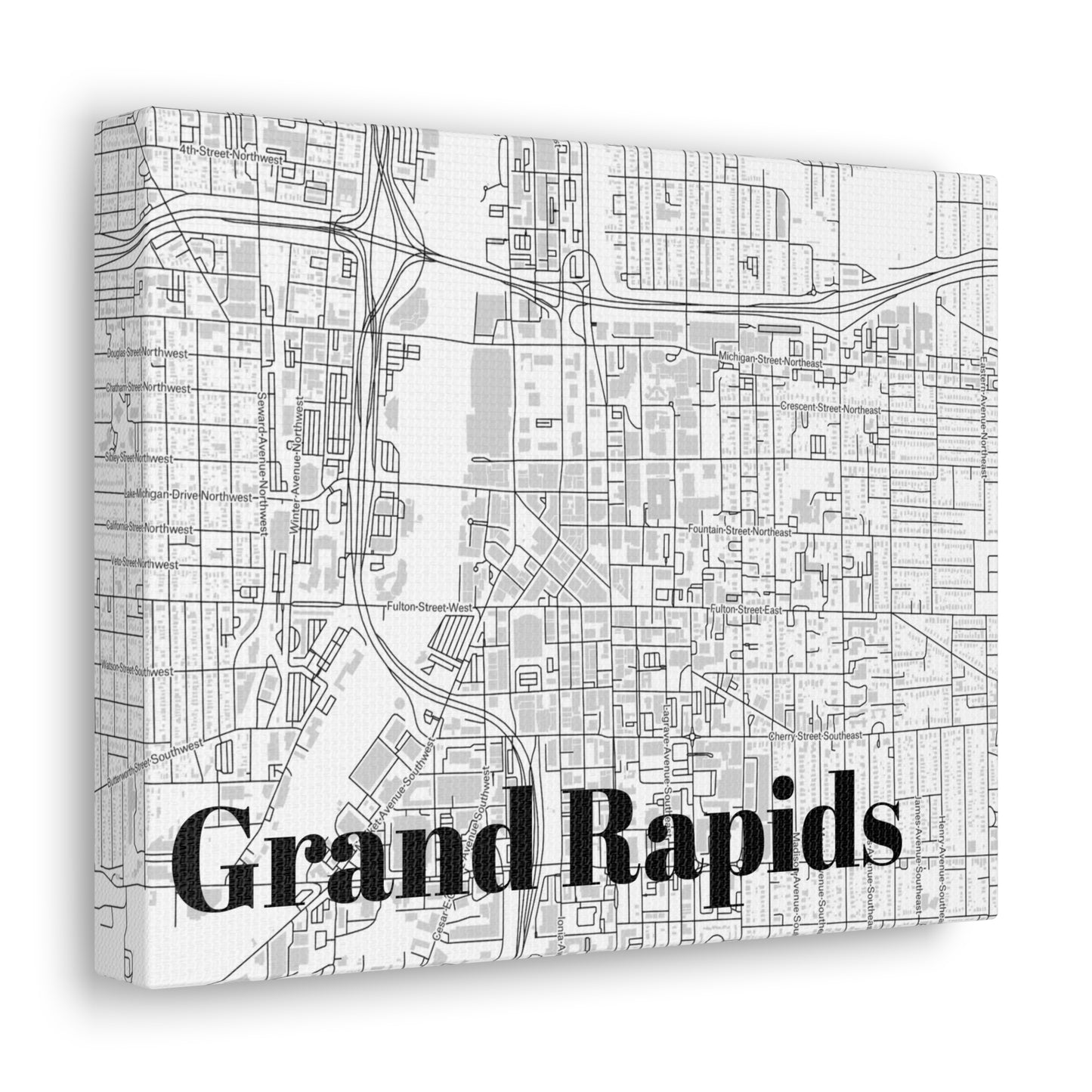 Grand Rapids (Downtown) Canvas
