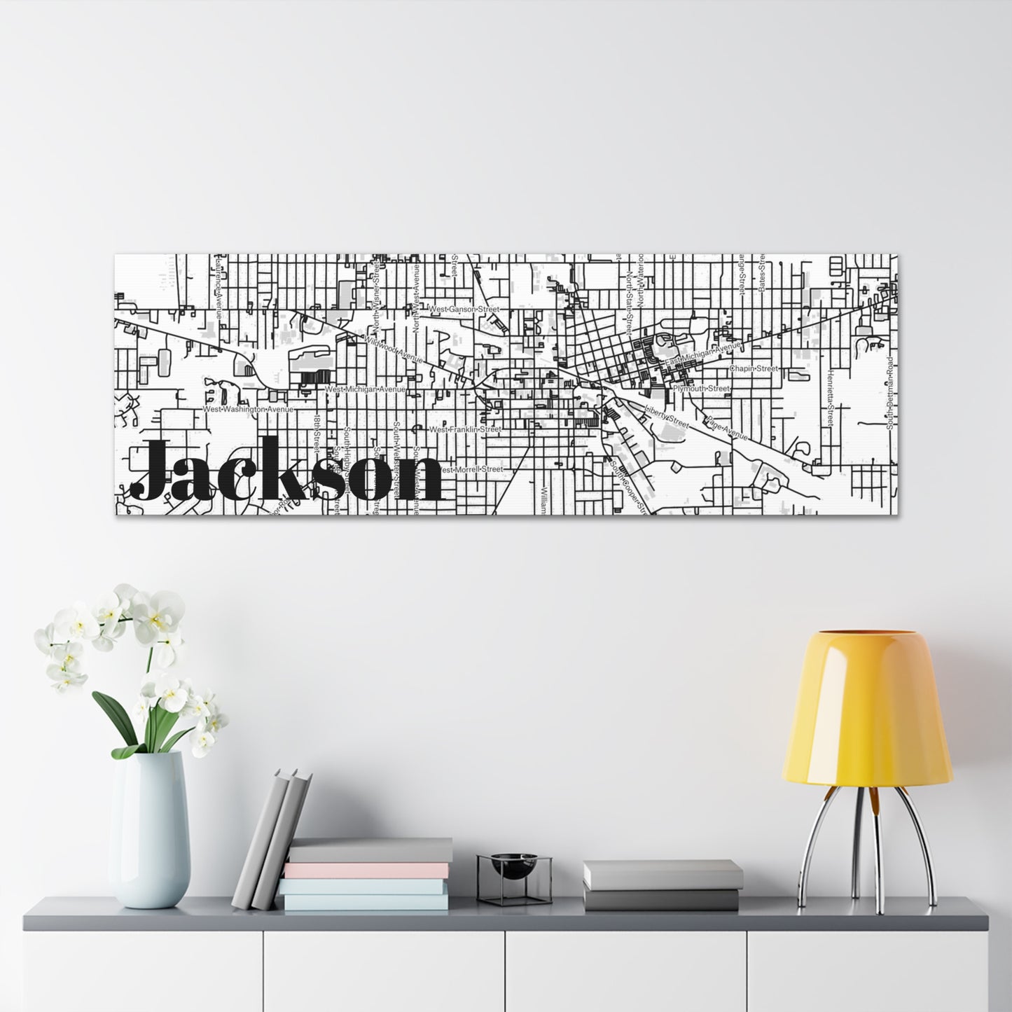 Jackson (City) Canvas