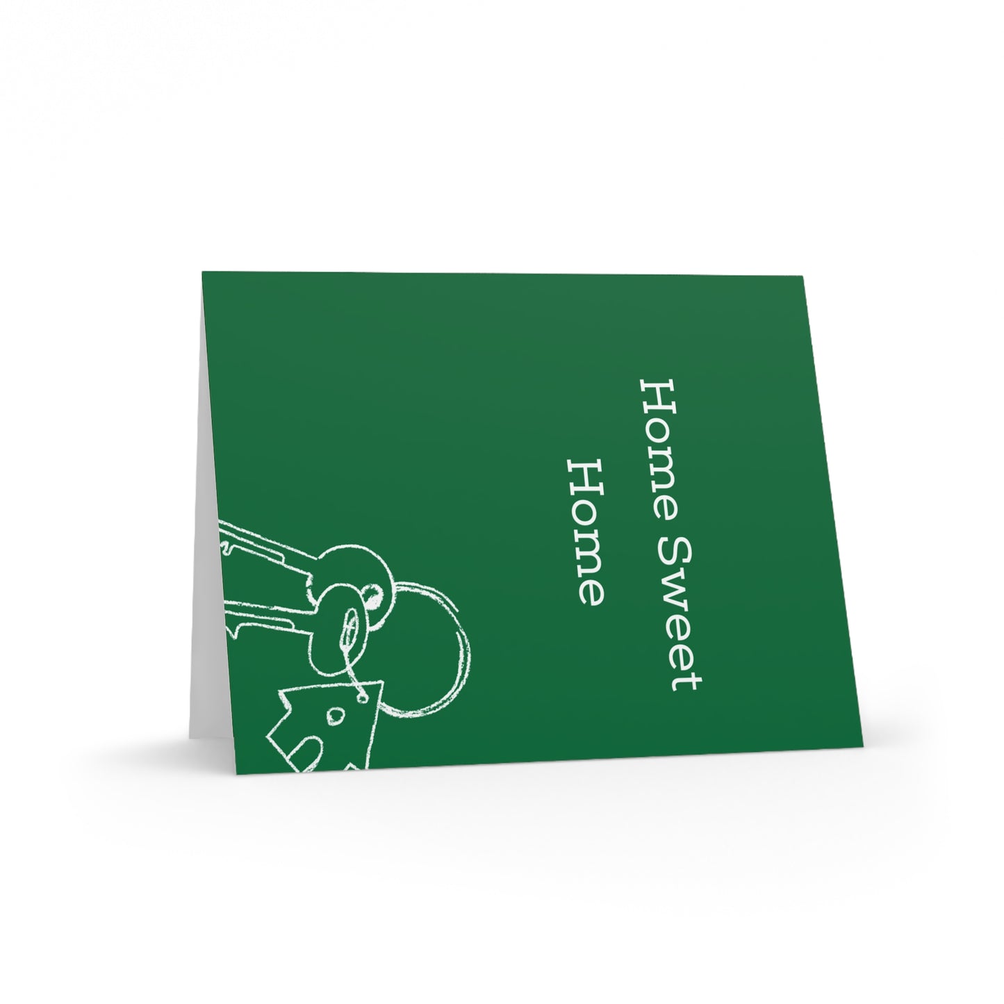 "Home Sweet Home" Green - Cards for Real Estate Agents (8, 16, and 24 pcs)