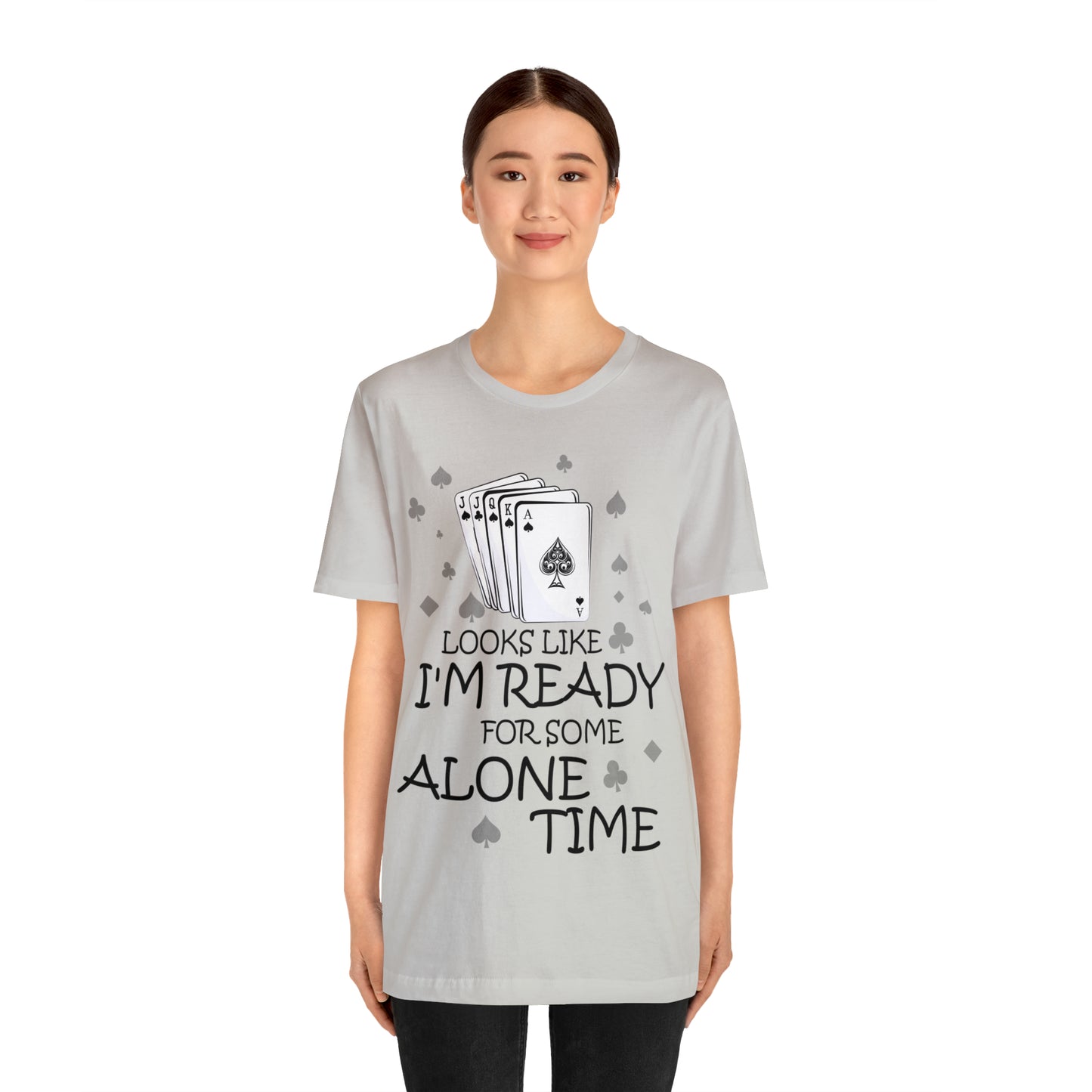 "Alone Time" Euchre Short Sleeve Tee
