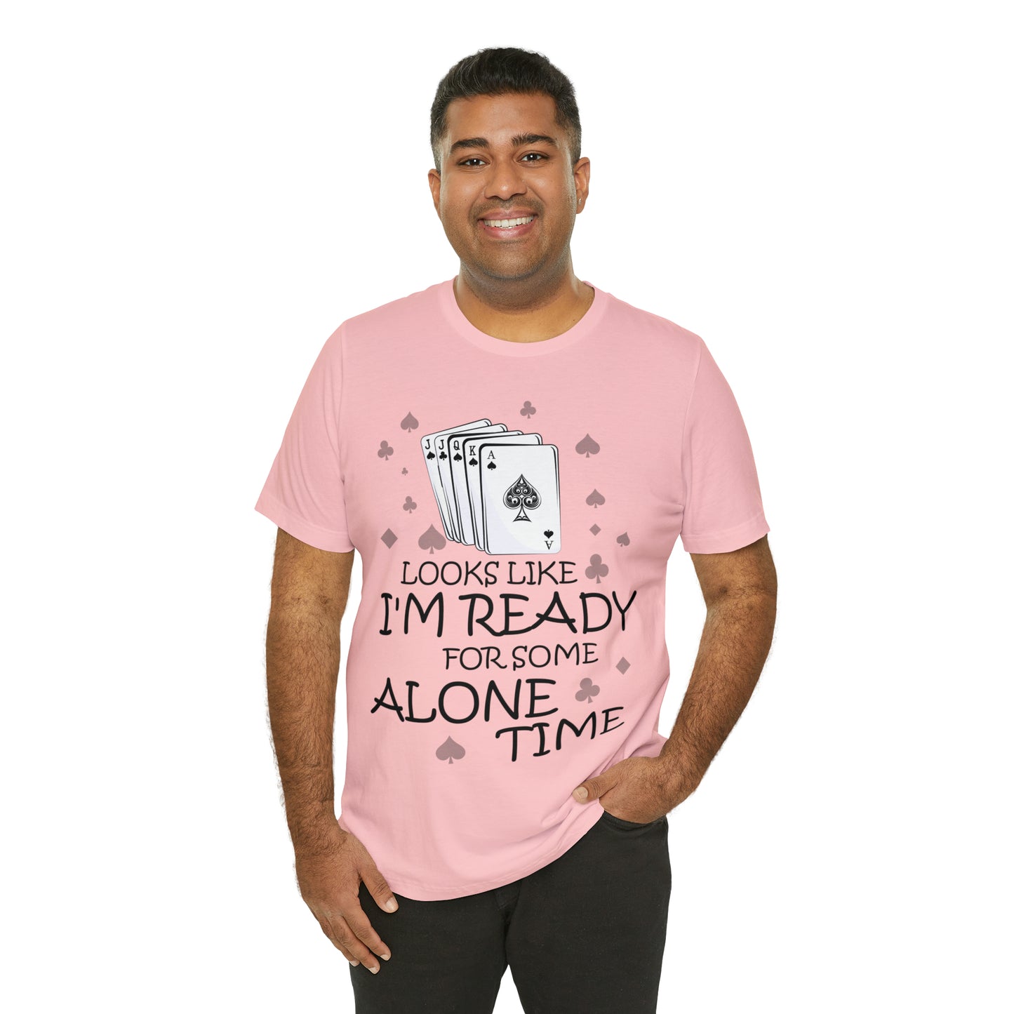 "Alone Time" Euchre Short Sleeve Tee