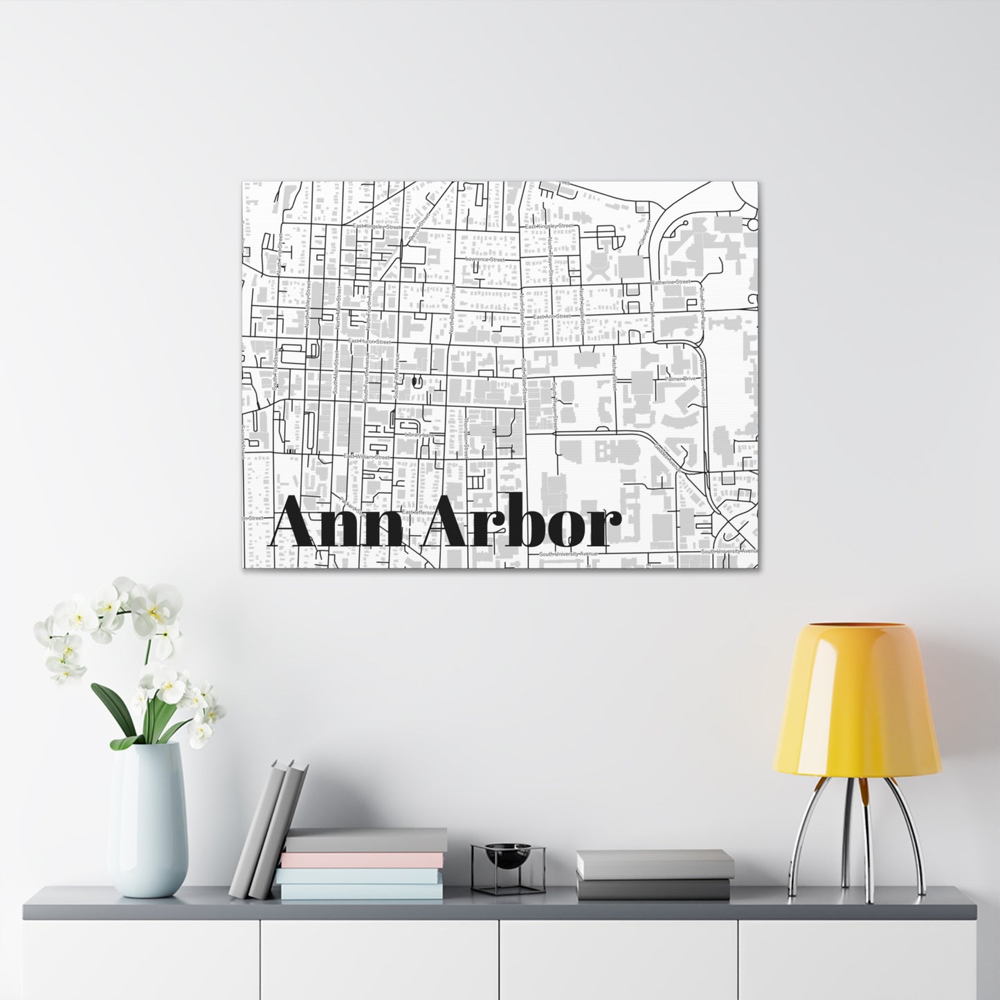 Ann Arbor (Downtown) Canvas