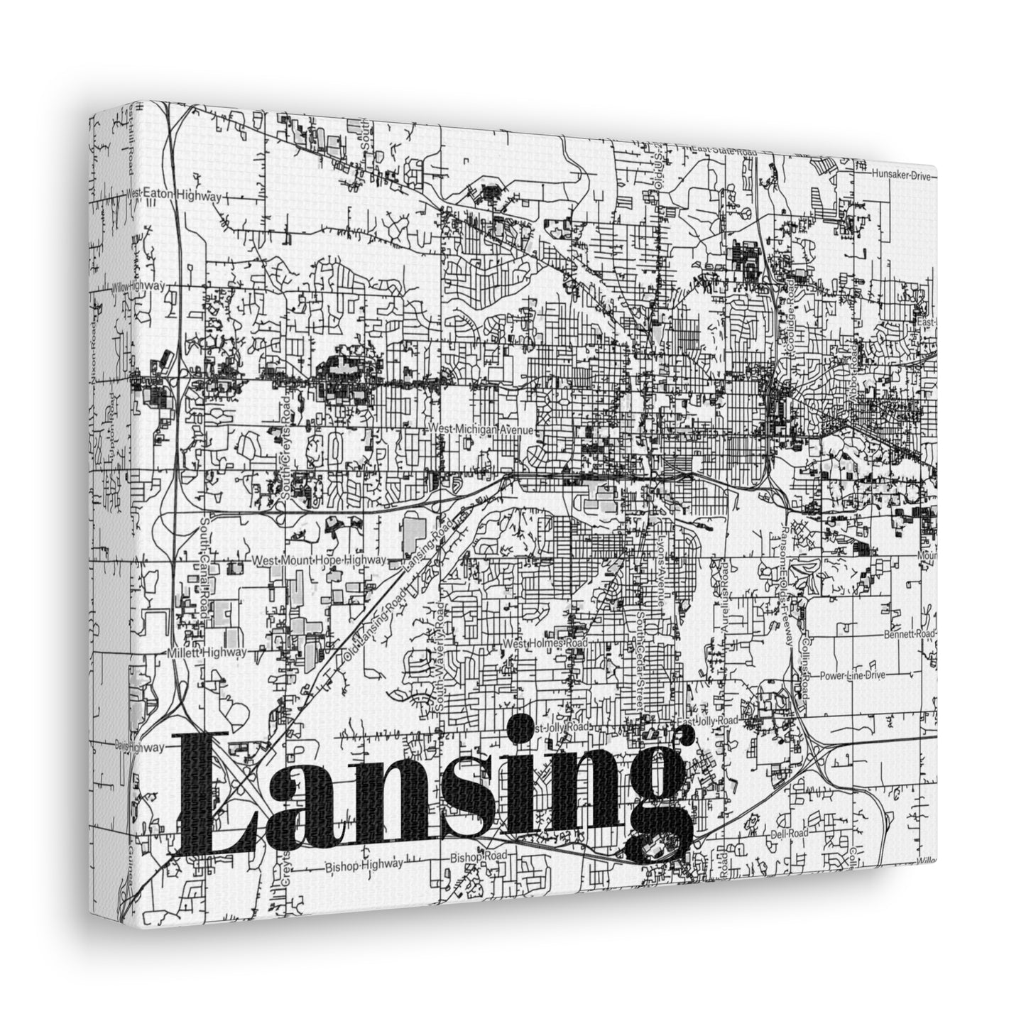 Lansing (City) Canvas