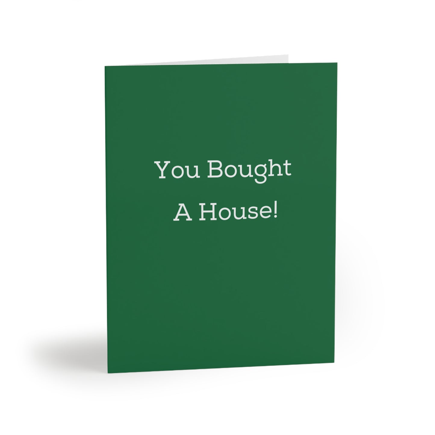 "You Bought a House" Green - Cards for Real Estate Agents (8, 16, and 24 pcs)