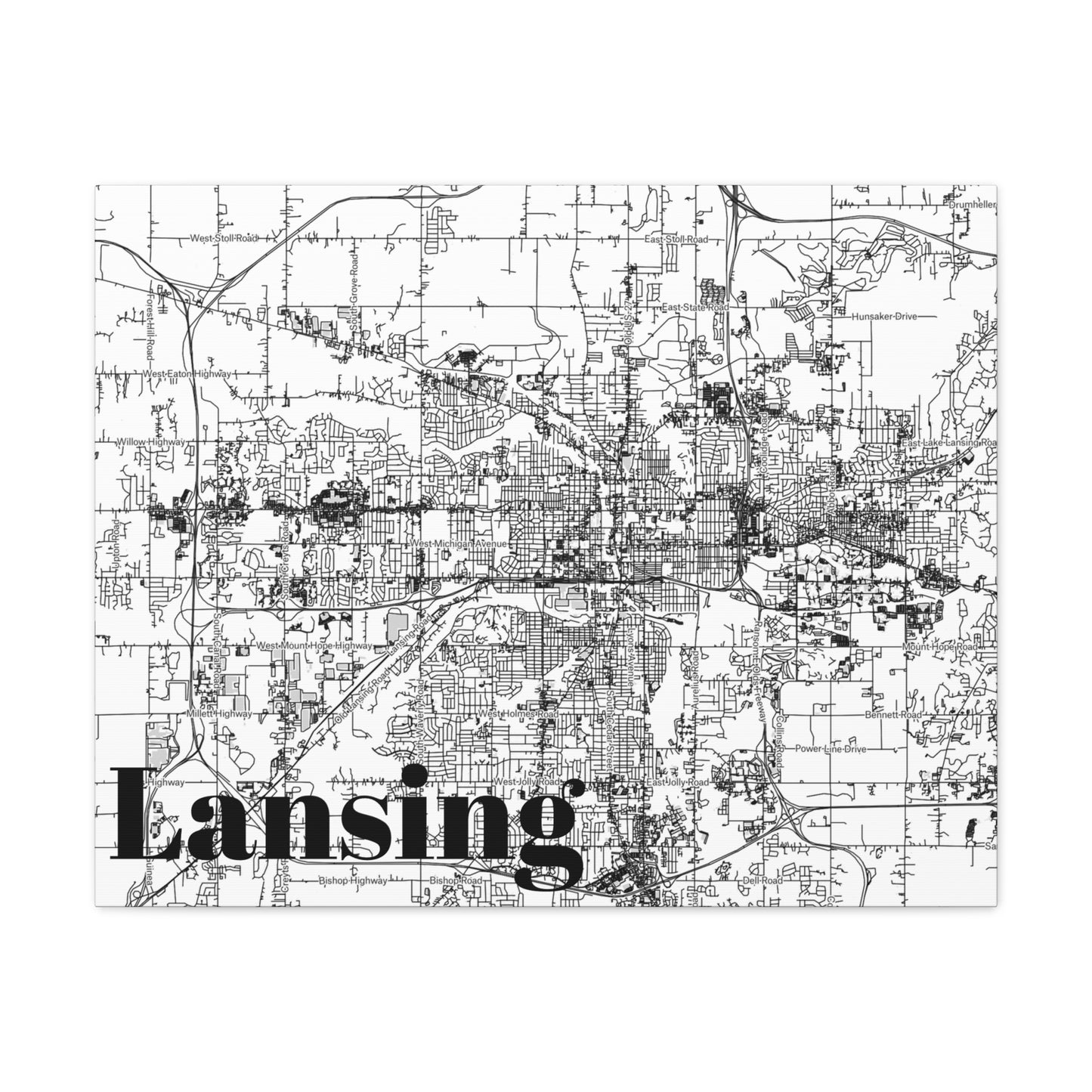 Lansing (City) Canvas