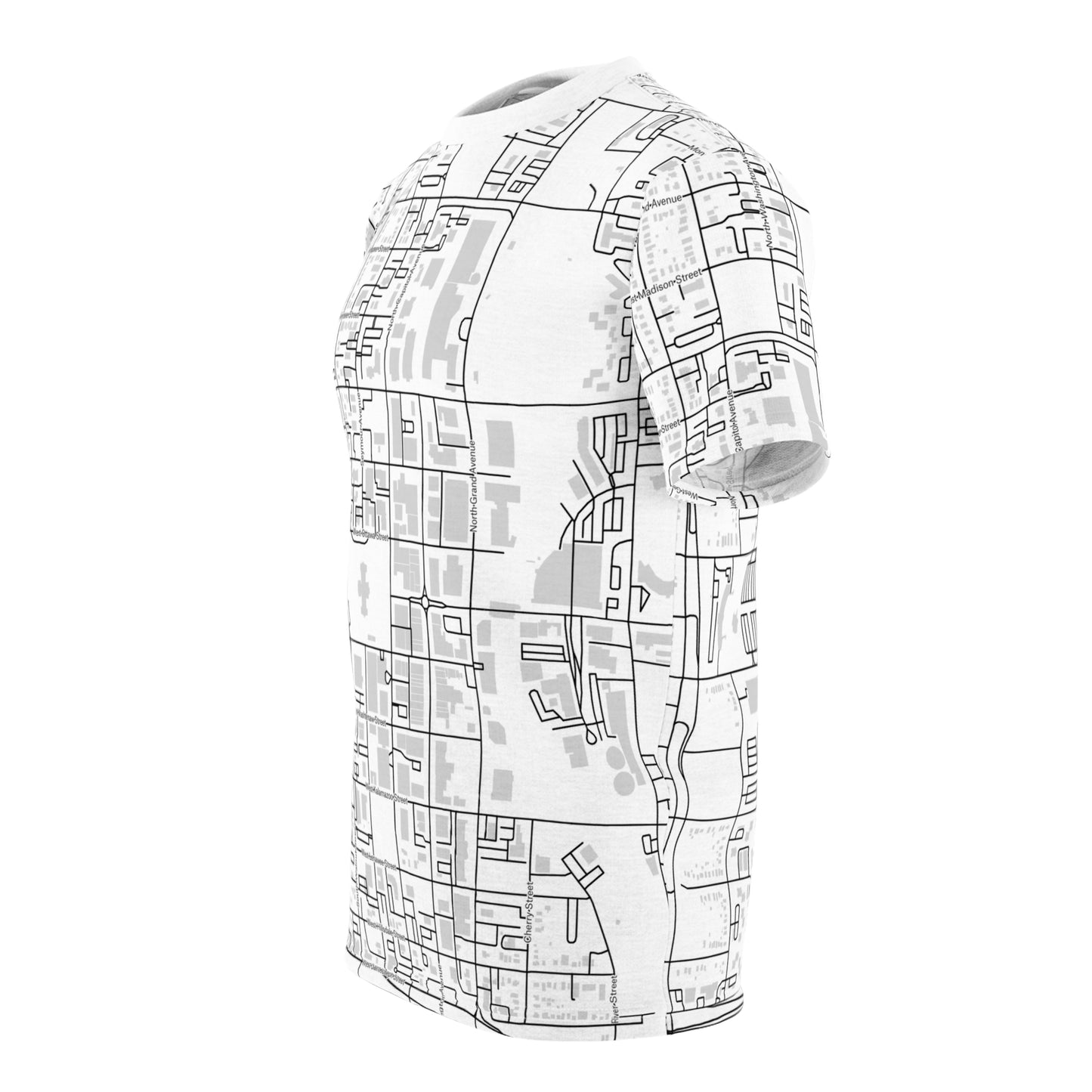 Lansing (Downtown) Map Tee