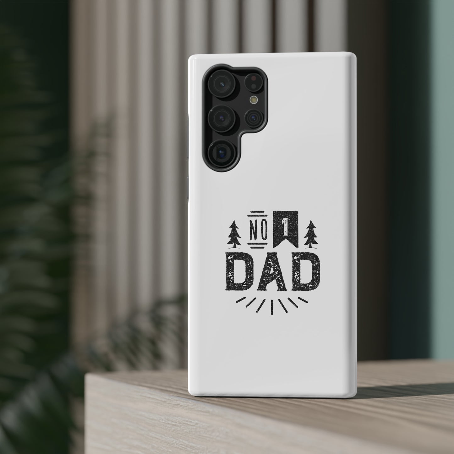 No. 1 Dad Phone Case - White