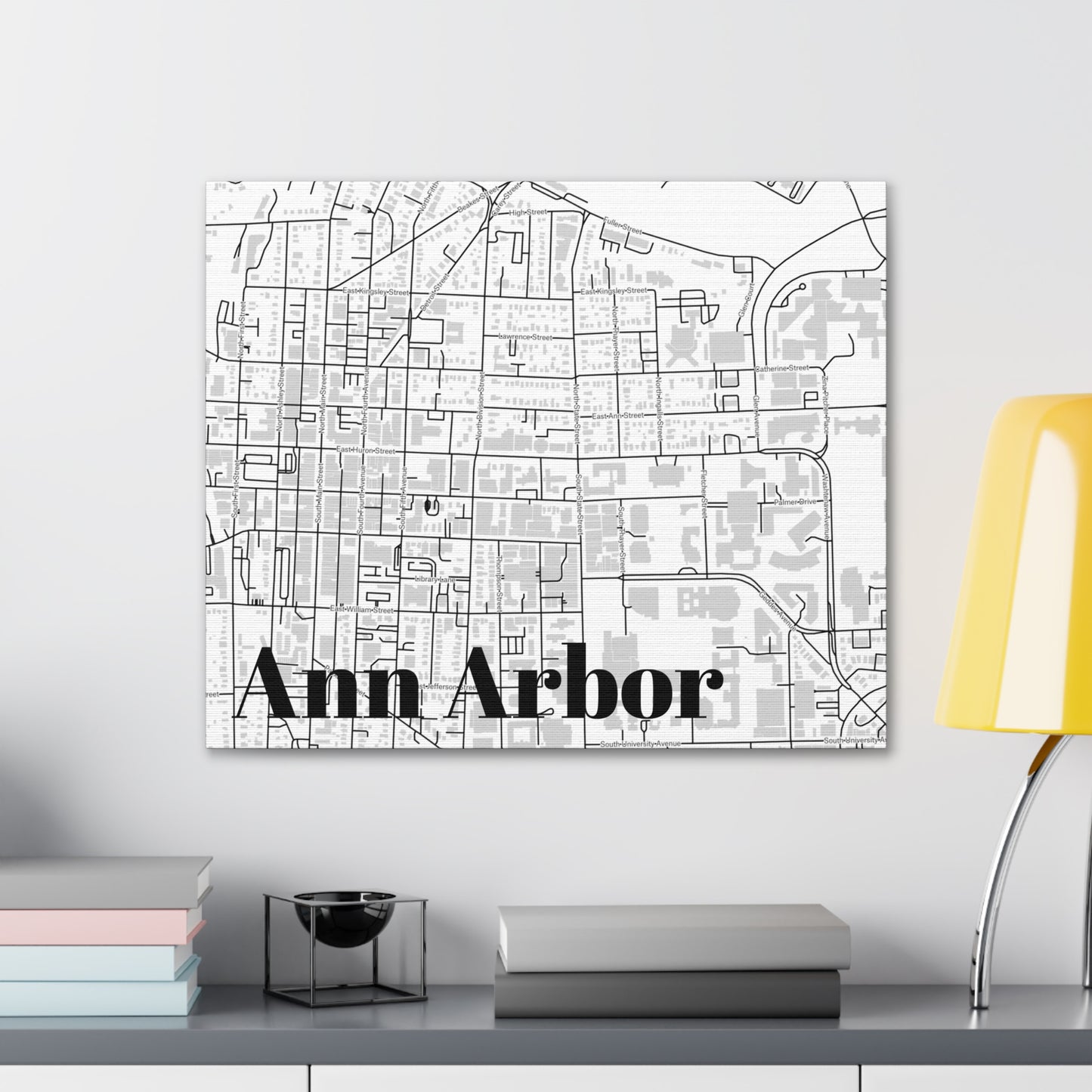 Ann Arbor (Downtown) Canvas