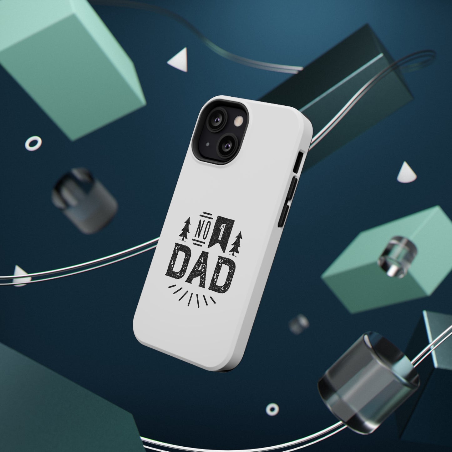 No. 1 Dad Phone Case - White