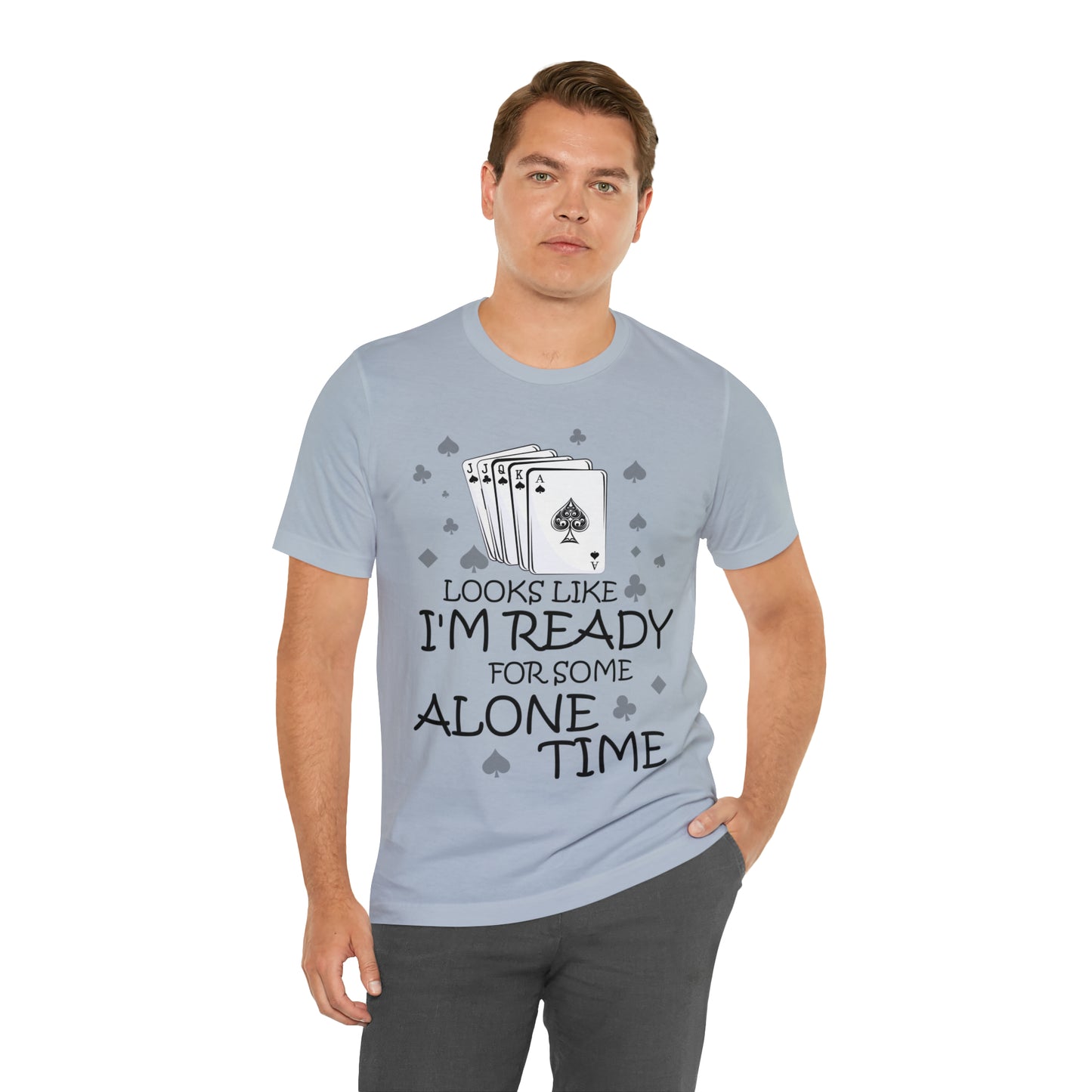 "Alone Time" Euchre Short Sleeve Tee