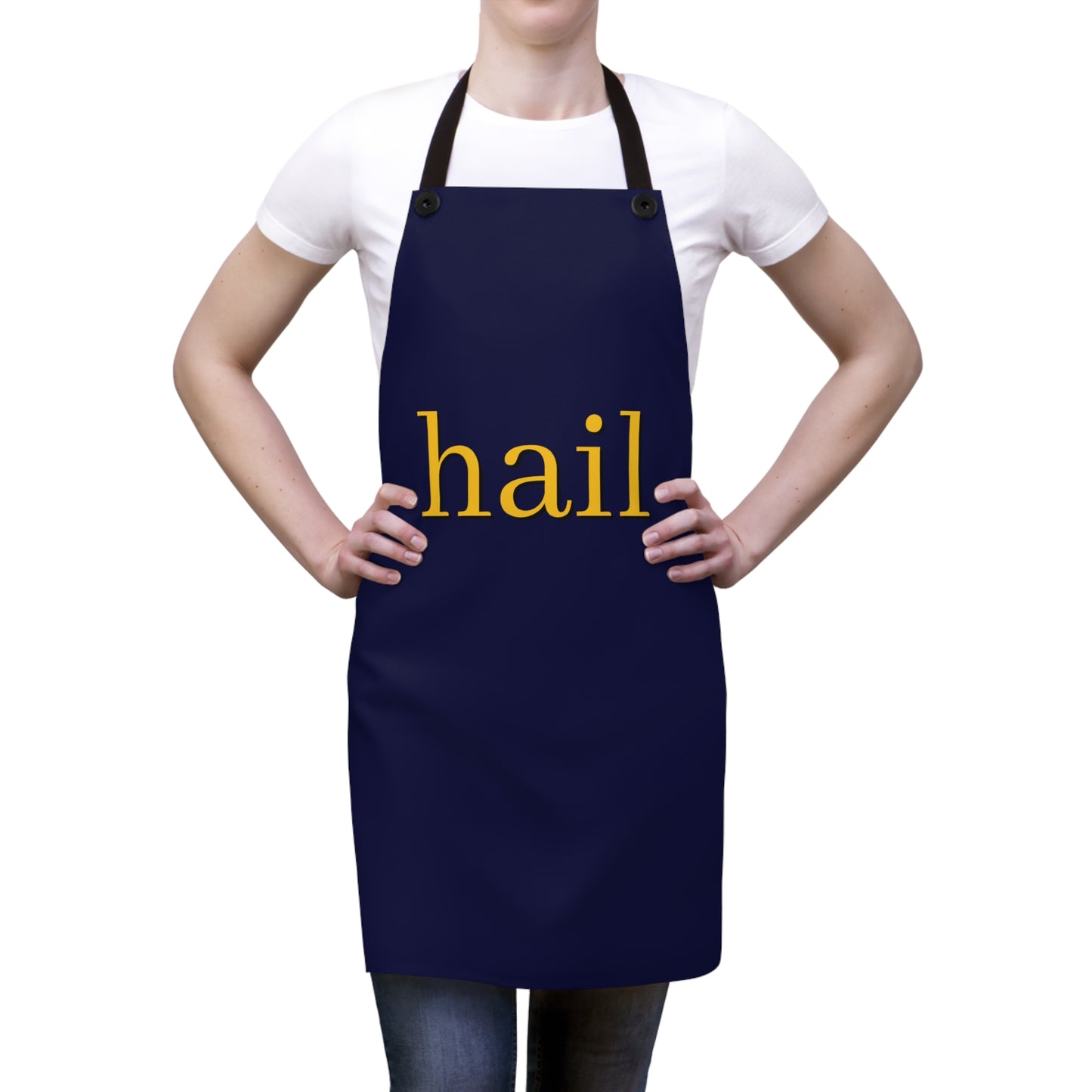 "hail" Apron