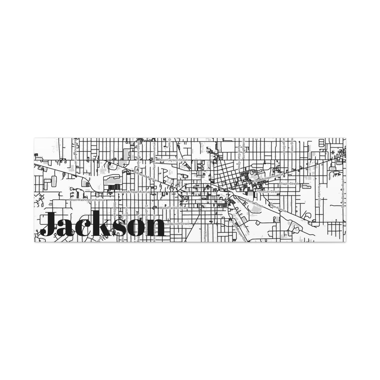 Jackson (City) Canvas