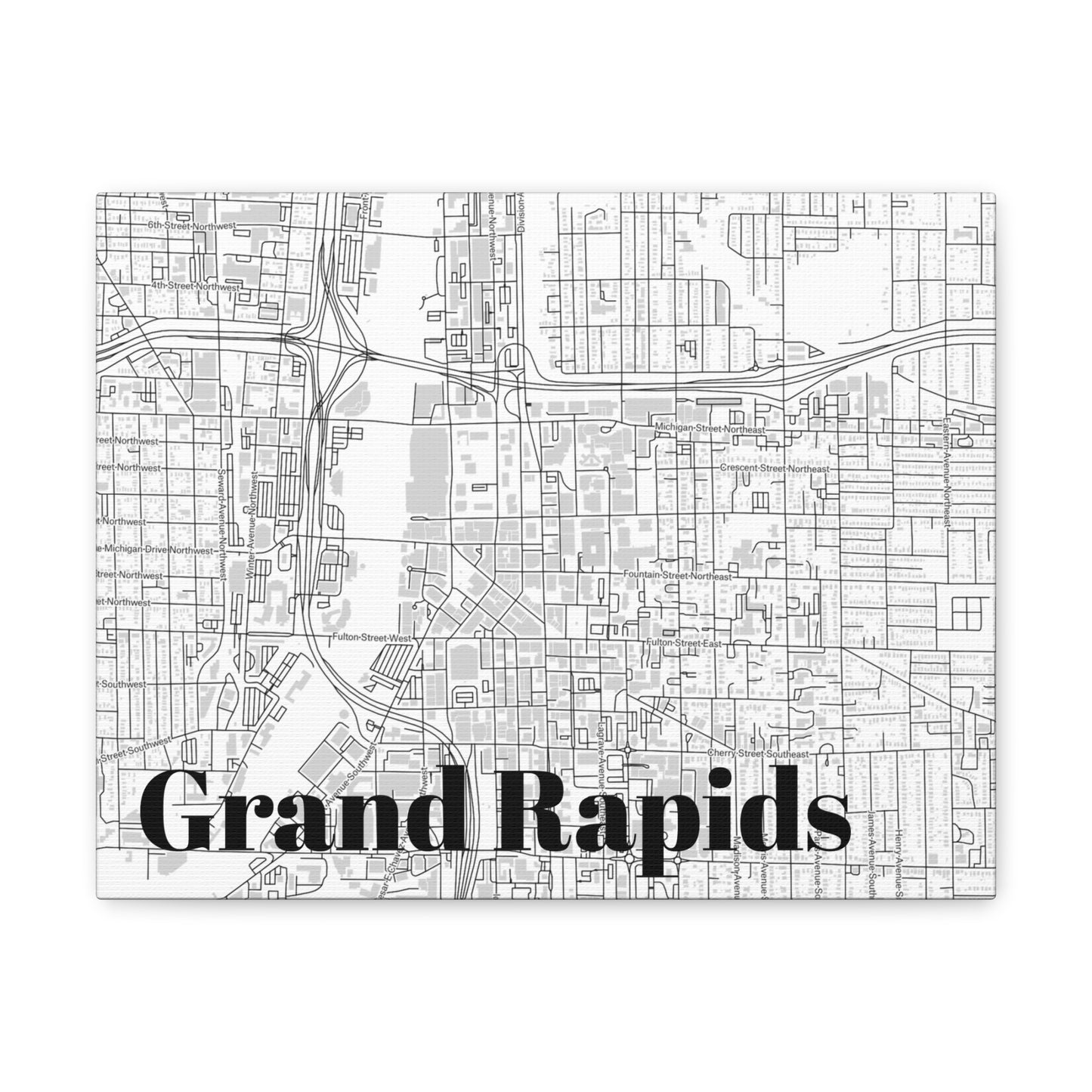 Grand Rapids (Downtown) Canvas