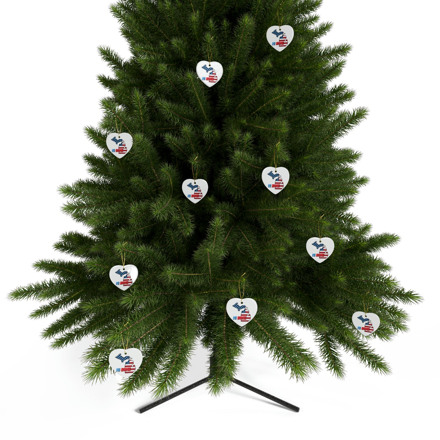 "MI Home" Michigan Ceramic Ornaments