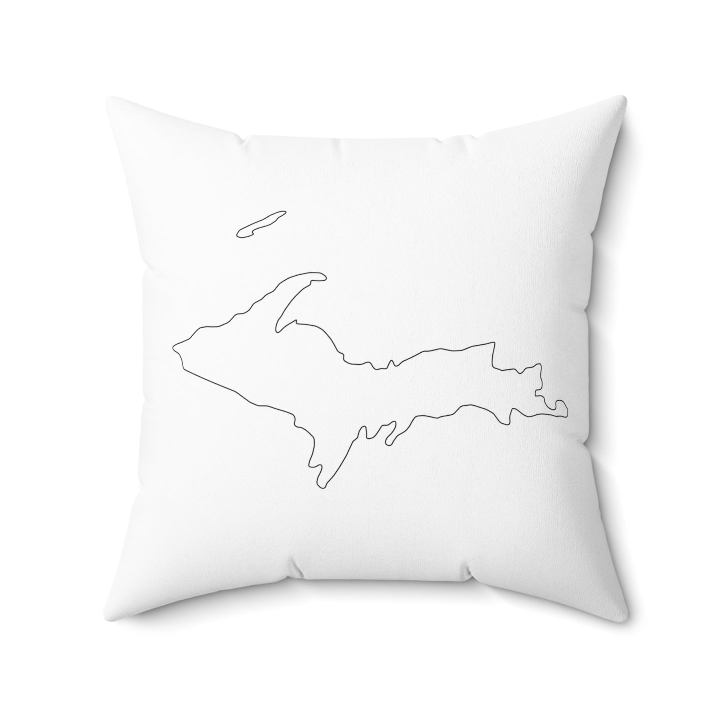 Two-sided Michigan Peninsulas Square Pillow