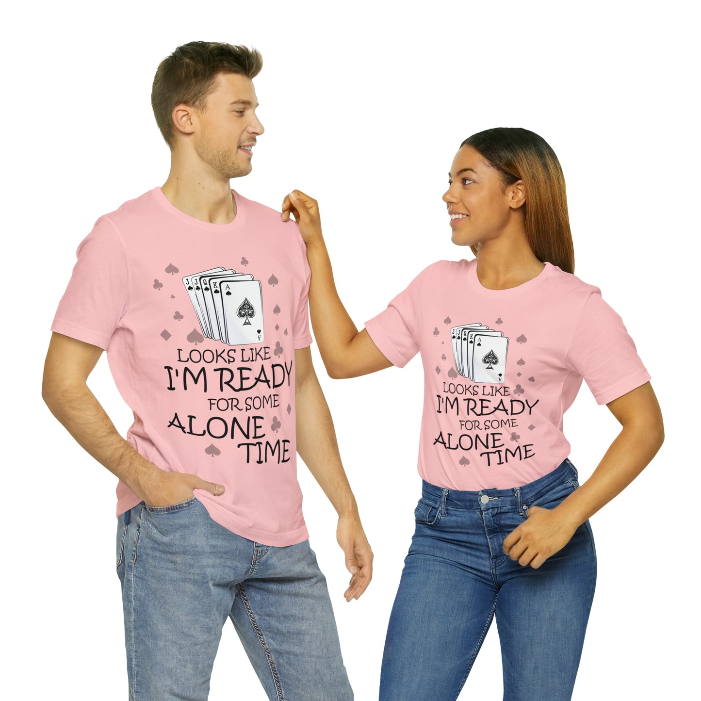 "Alone Time" Euchre Short Sleeve Tee