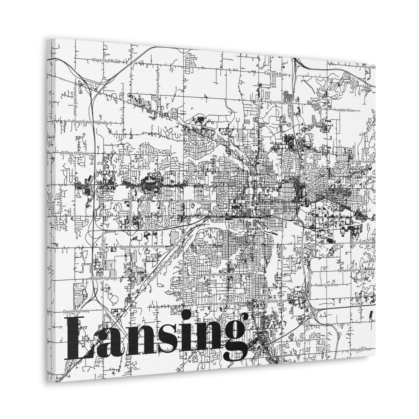 Lansing (City) Canvas