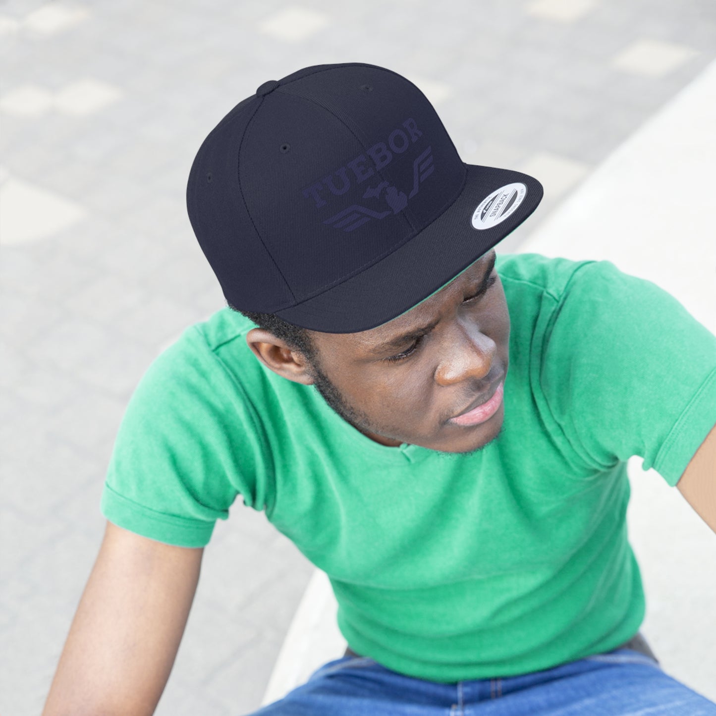 "Tuebor" Unisex Flat Bill Hat